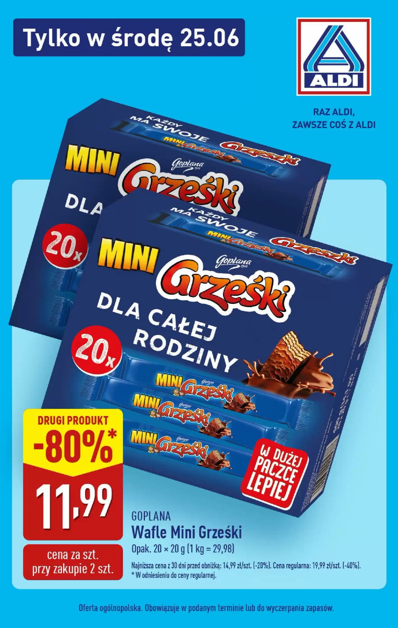 Aldi Gazetka 25.06.2025 - 25.06.2025