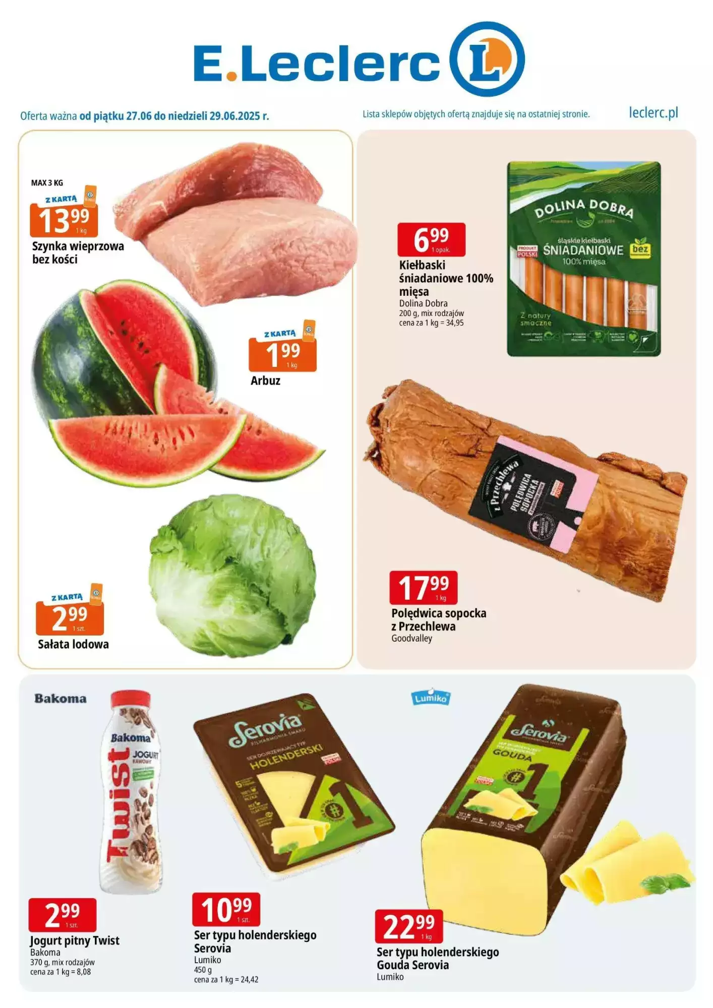 E.Leclerc Gazetka 27.06.2025 - 29.06.2025