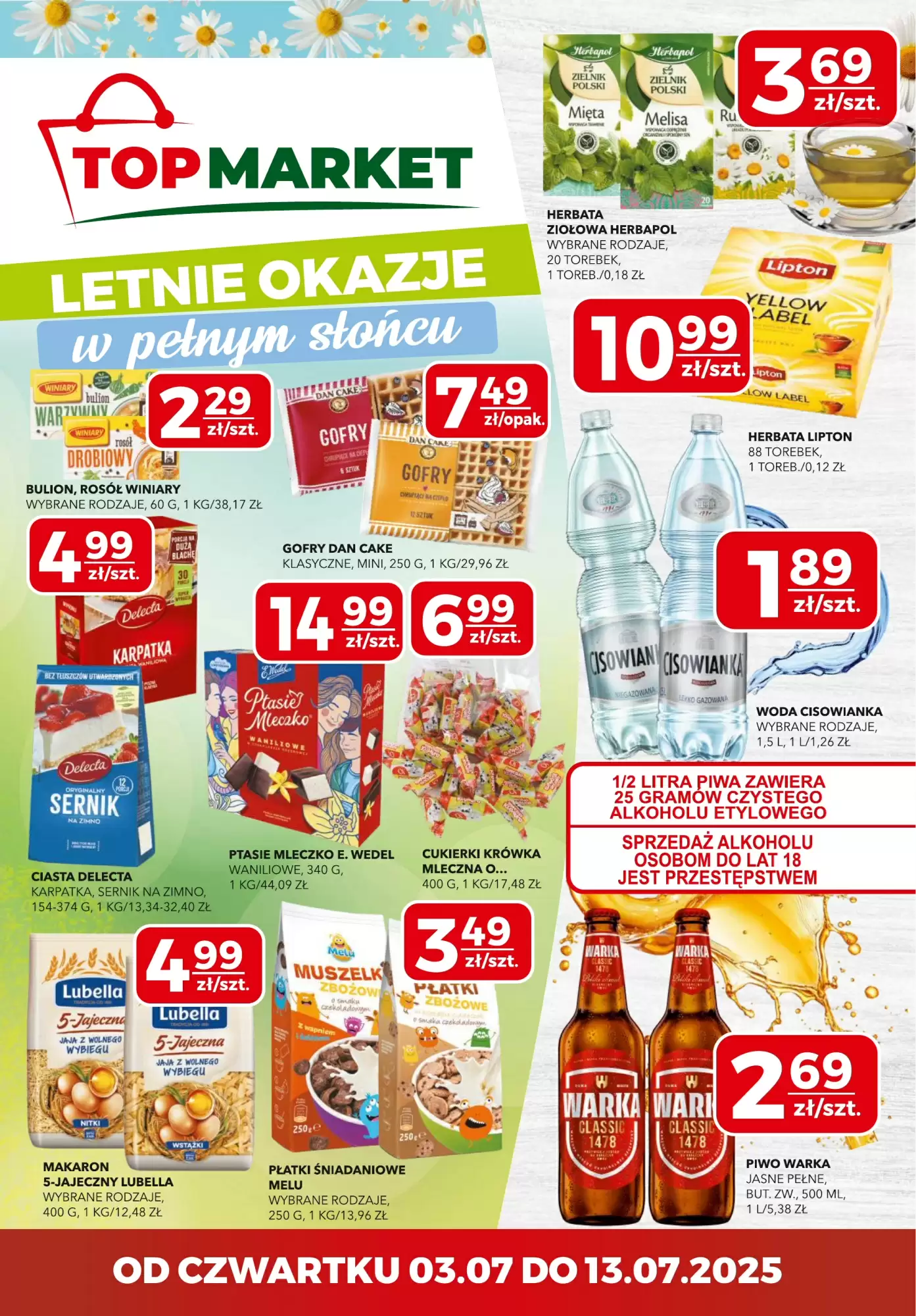 Top Market Gazetka 03.07.2025 - 13.07.2025