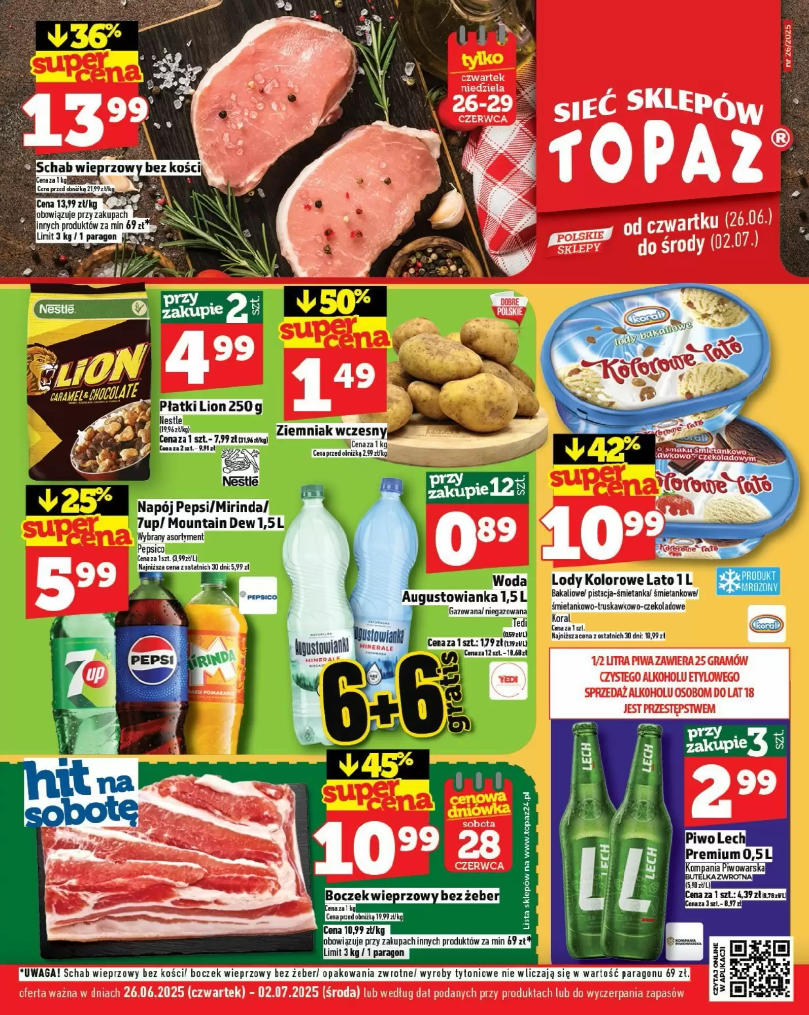 Topaz Gazetka 26.06.2025 - 02.07.2025