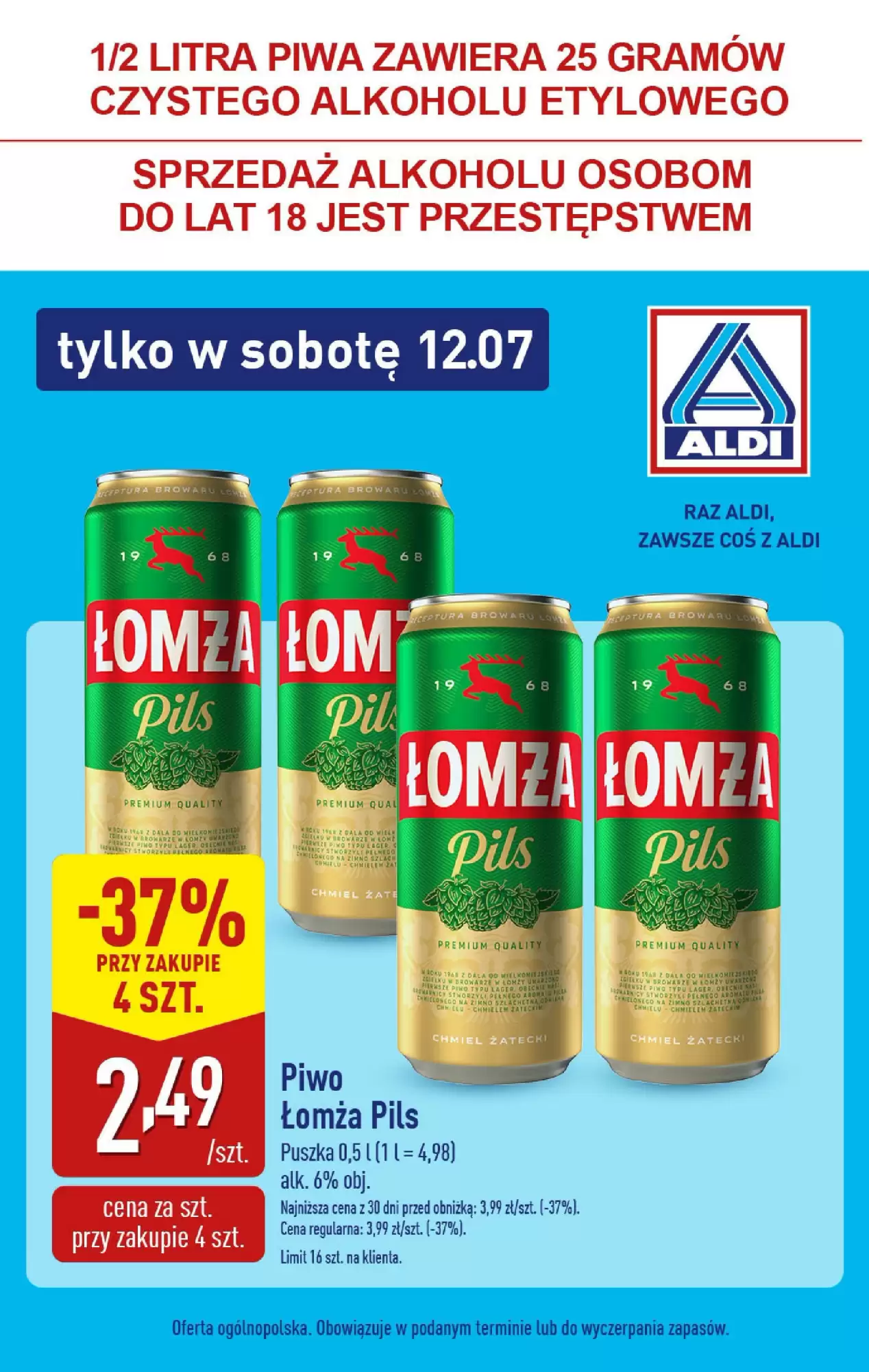 Aldi Gazetka 11.07.2025 - 12.07.2025