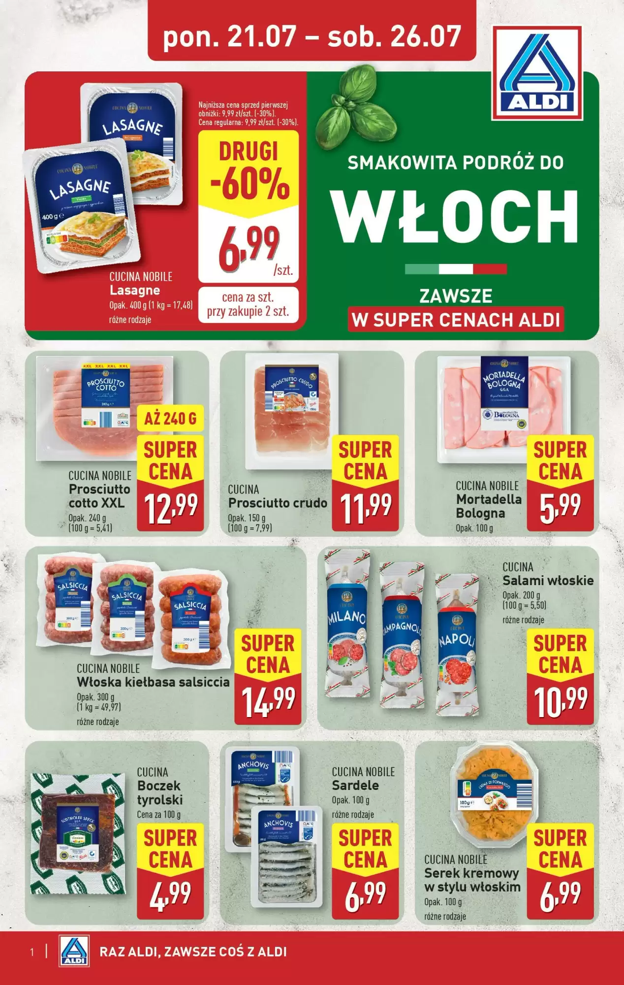 Aldi Gazetka 21.07.2025 - 26.07.2025