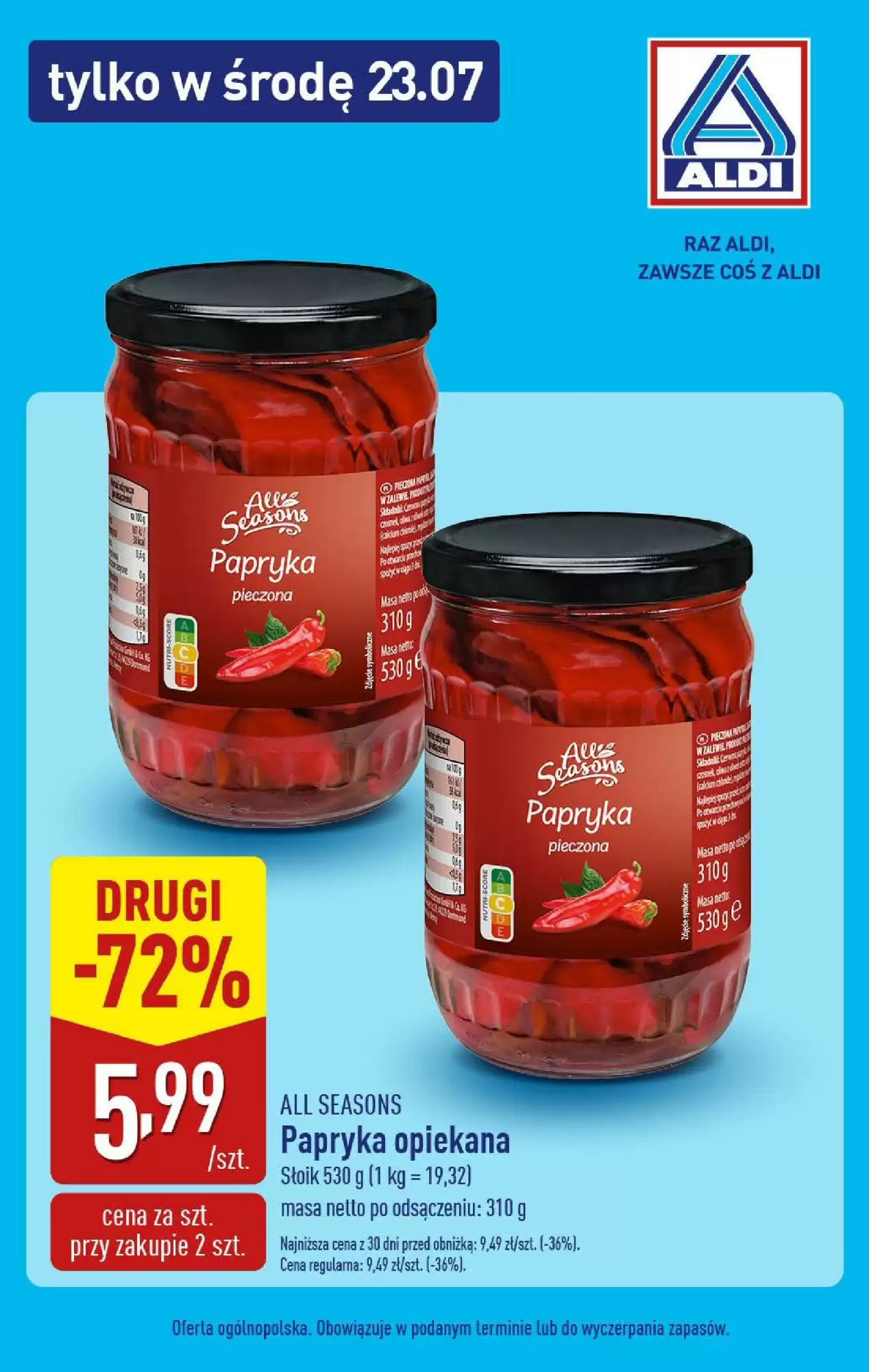 Aldi Gazetka 23.07.2025 - 23.07.2025