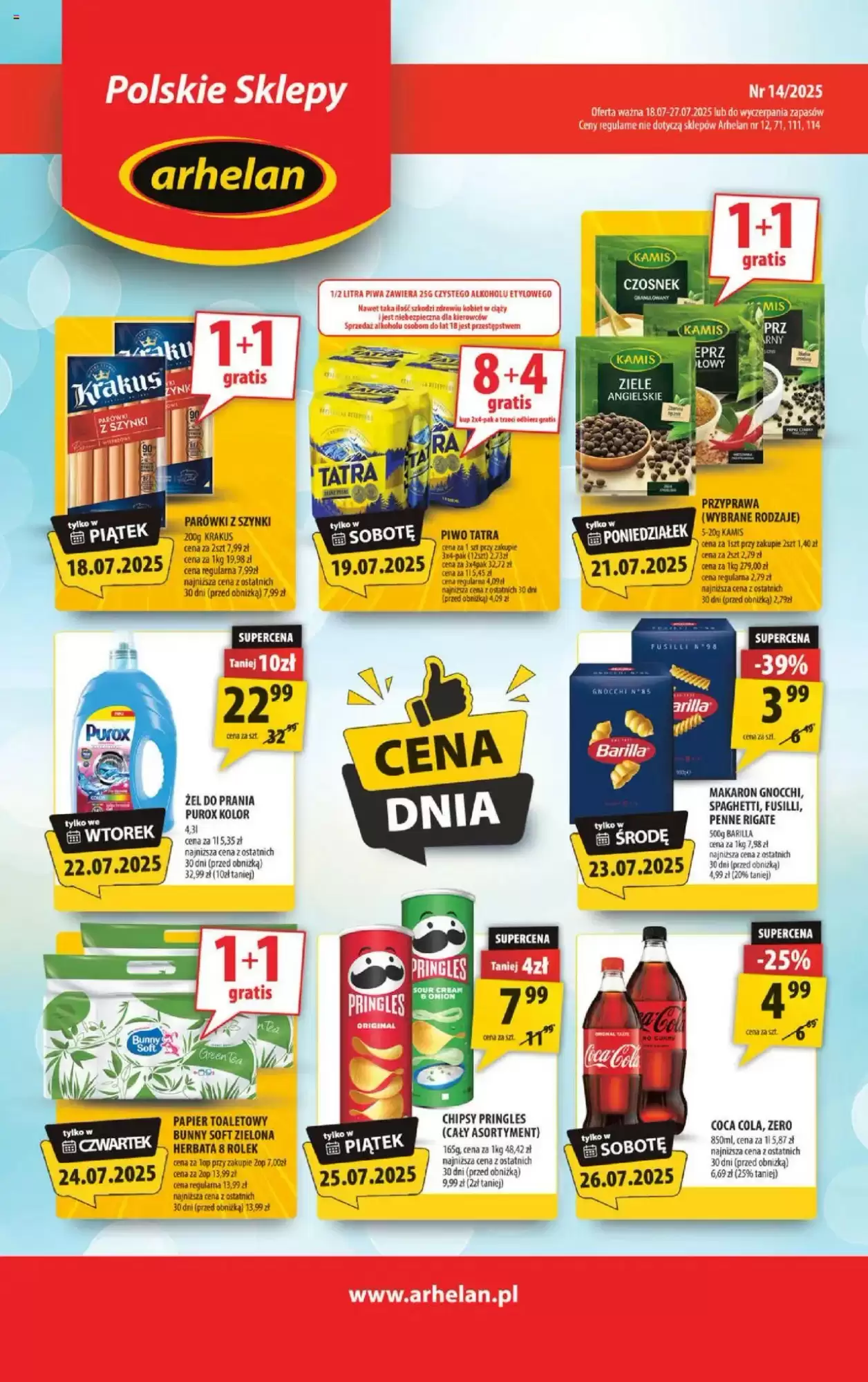Arhelan Gazetka 18.07.2025 - 27.07.2025