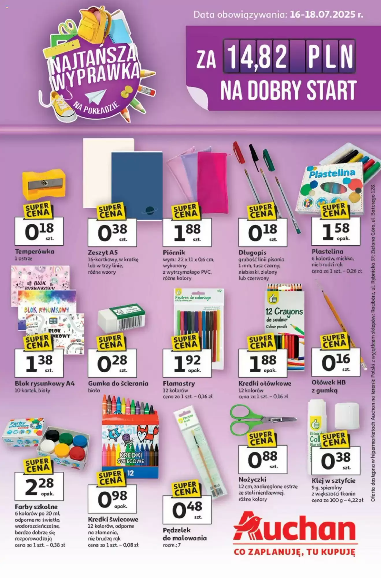 Auchan Gazetka 16.07.2025 - 18.07.2025