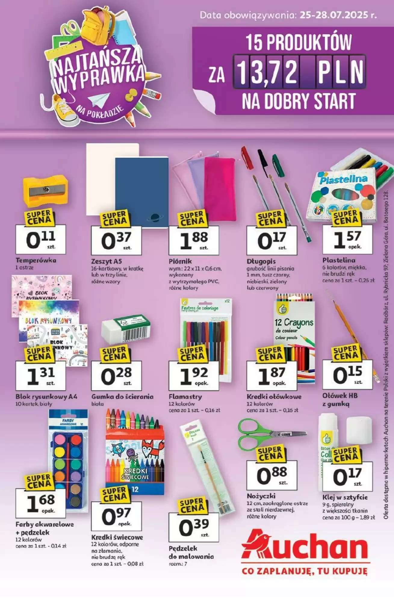 Auchan Gazetka 25.07.2025 - 28.07.2025