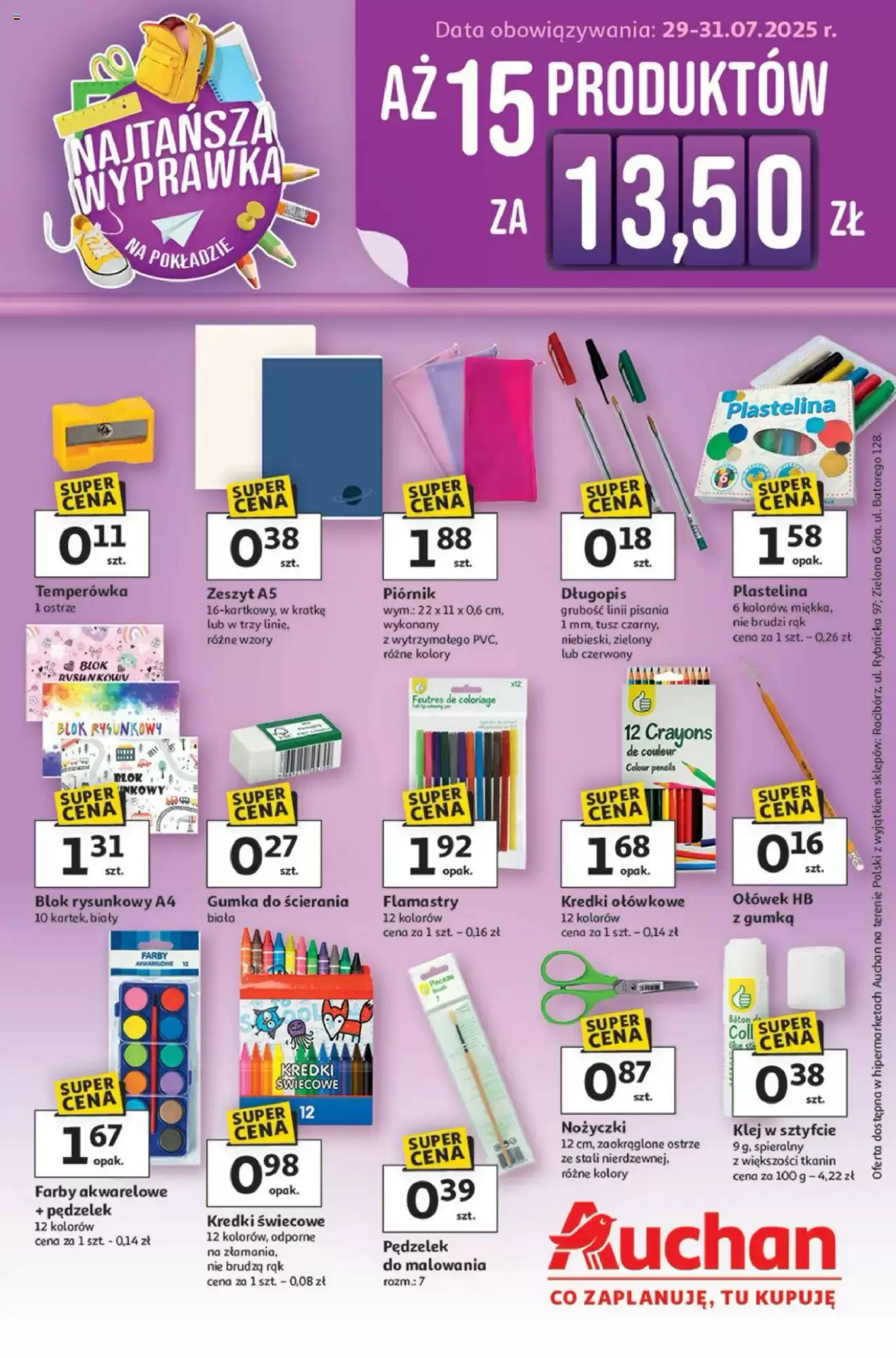 Auchan Gazetka 29.07.2025 - 31.07.2025