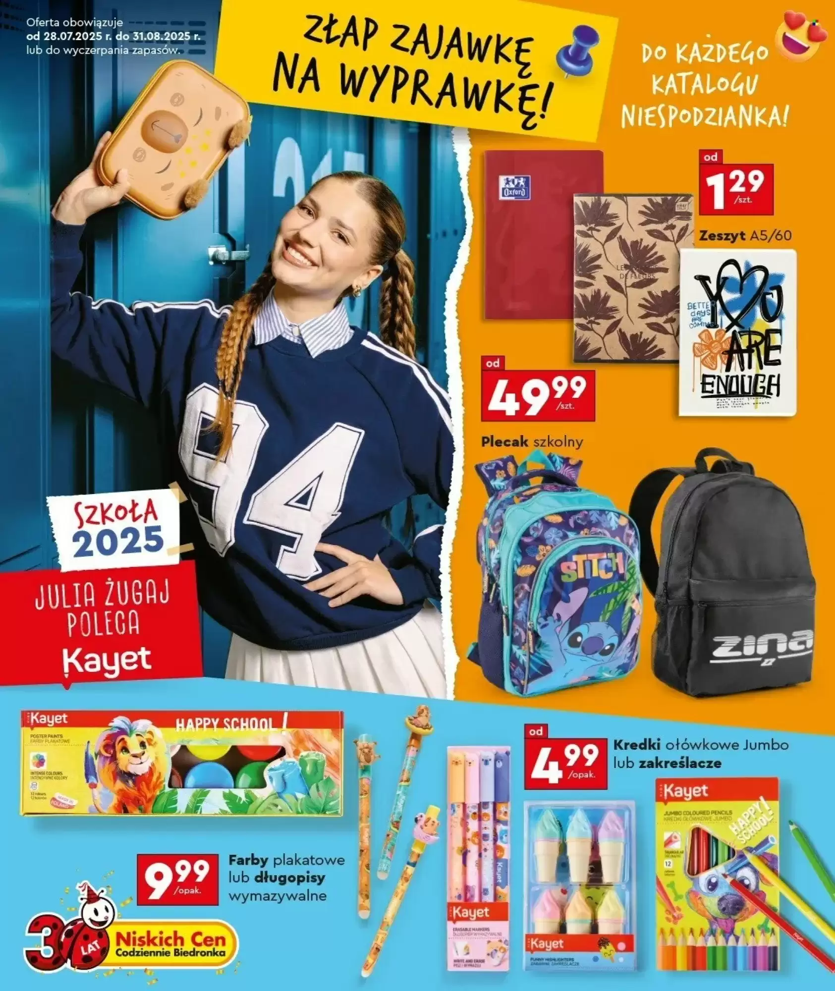 Biedronka Gazetka 28.07.2025 - 31.08.2025