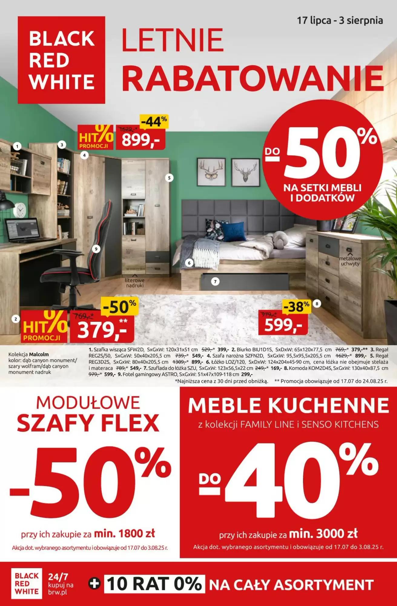 Black Red White Gazetka 17.07.2025 - 03.08.2025