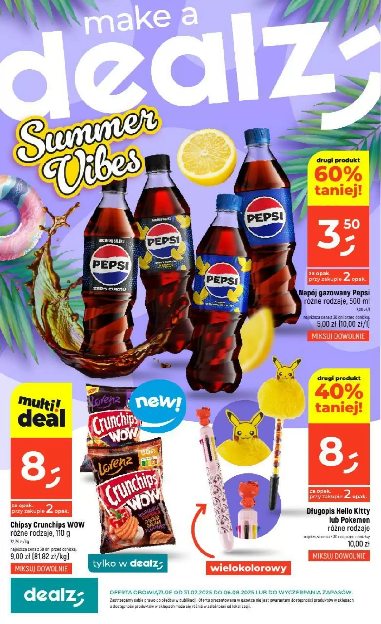 Dealz Gazetka 31.07.2025 - 06.08.2025