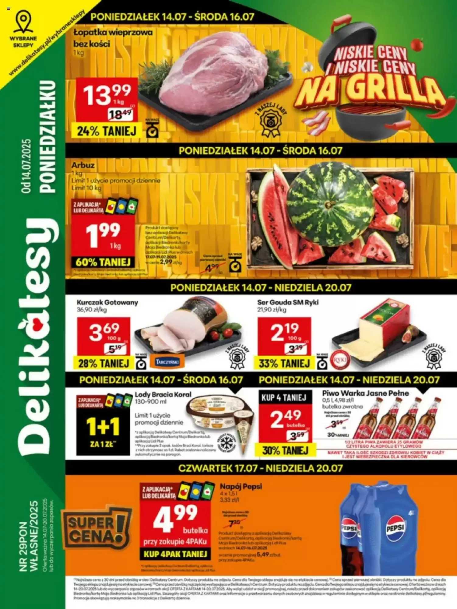 Delikatesy Centrum Gazetka 14.07.2025 - 20.07.2025