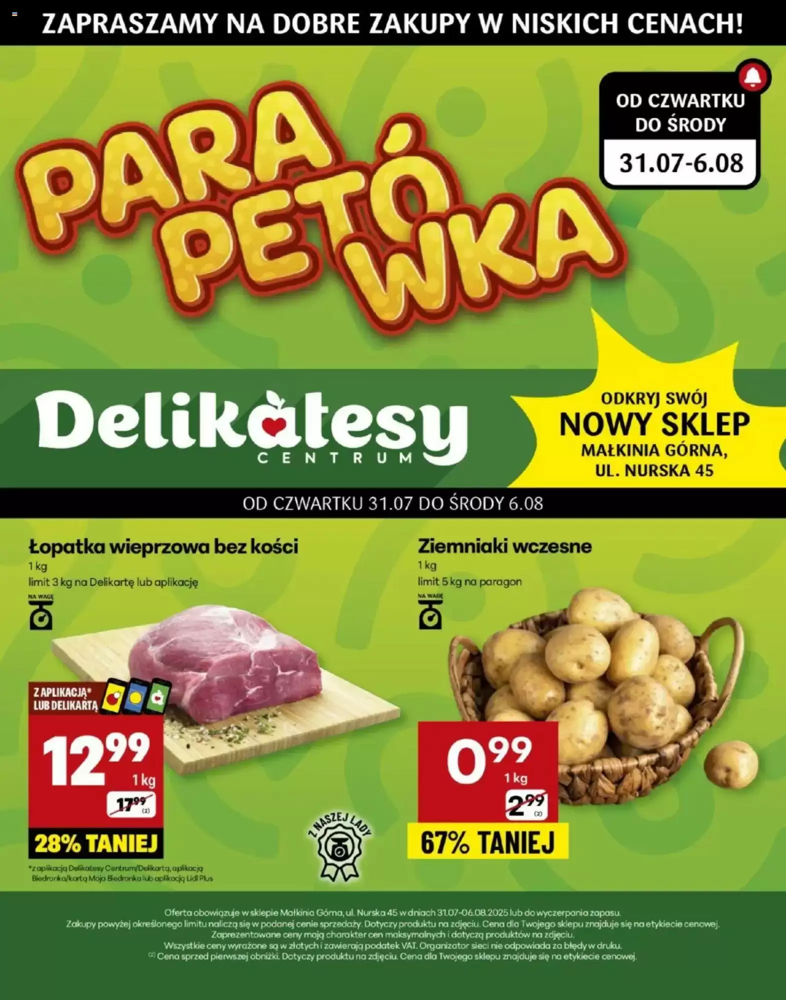 Delikatesy Centrum Gazetka 31.07.2025 - 06.08.2025
