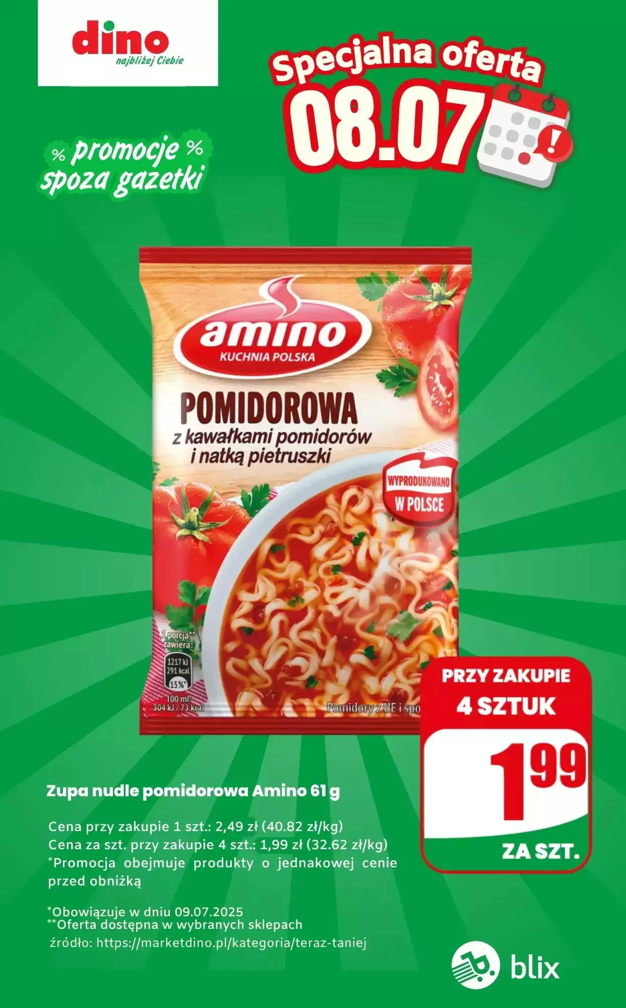 Dino Gazetka 08.07.2025 - 08.07.2025