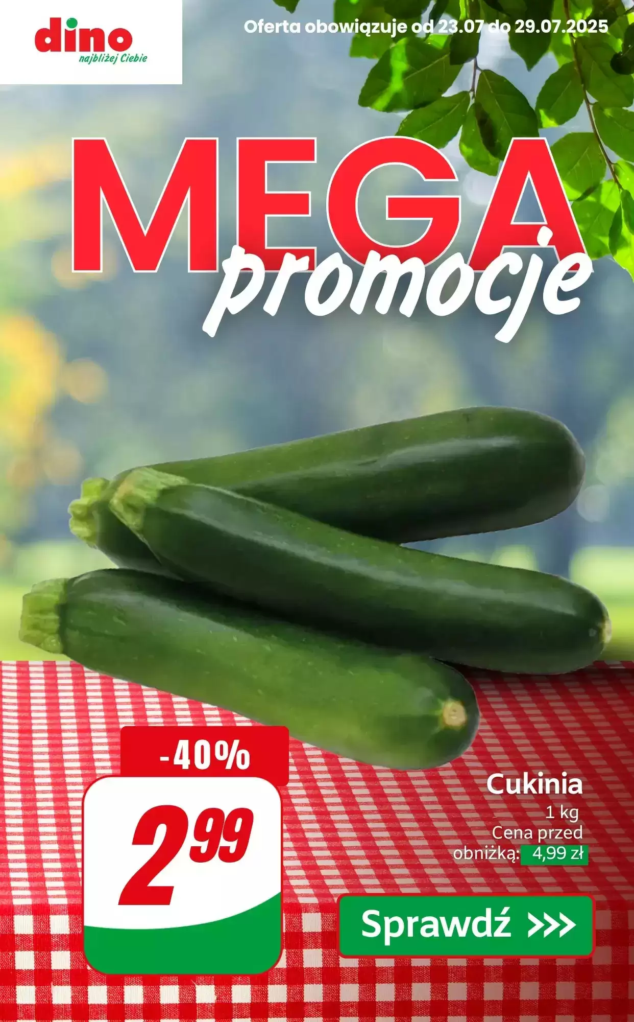 Dino Gazetka 23.07.2025 - 29.07.2025