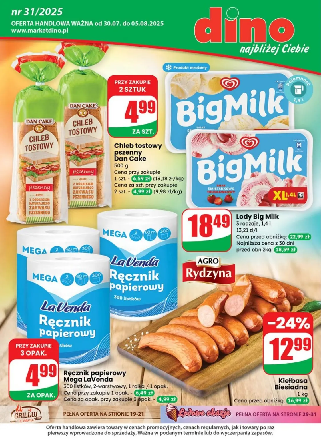 Gazetka Dino od 30.07.2025 do 05.08.2025