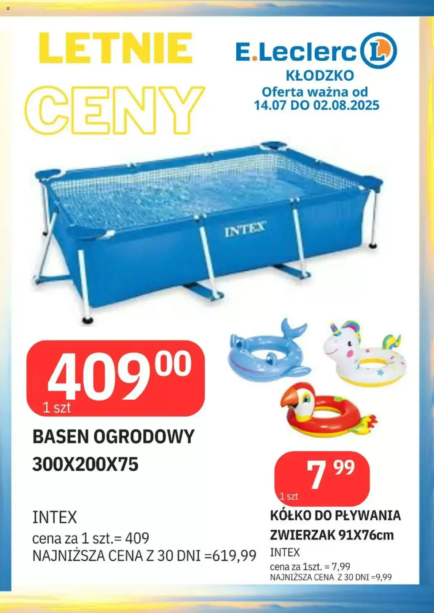 E.Leclerc Gazetka 14.07.2025 - 02.08.2025