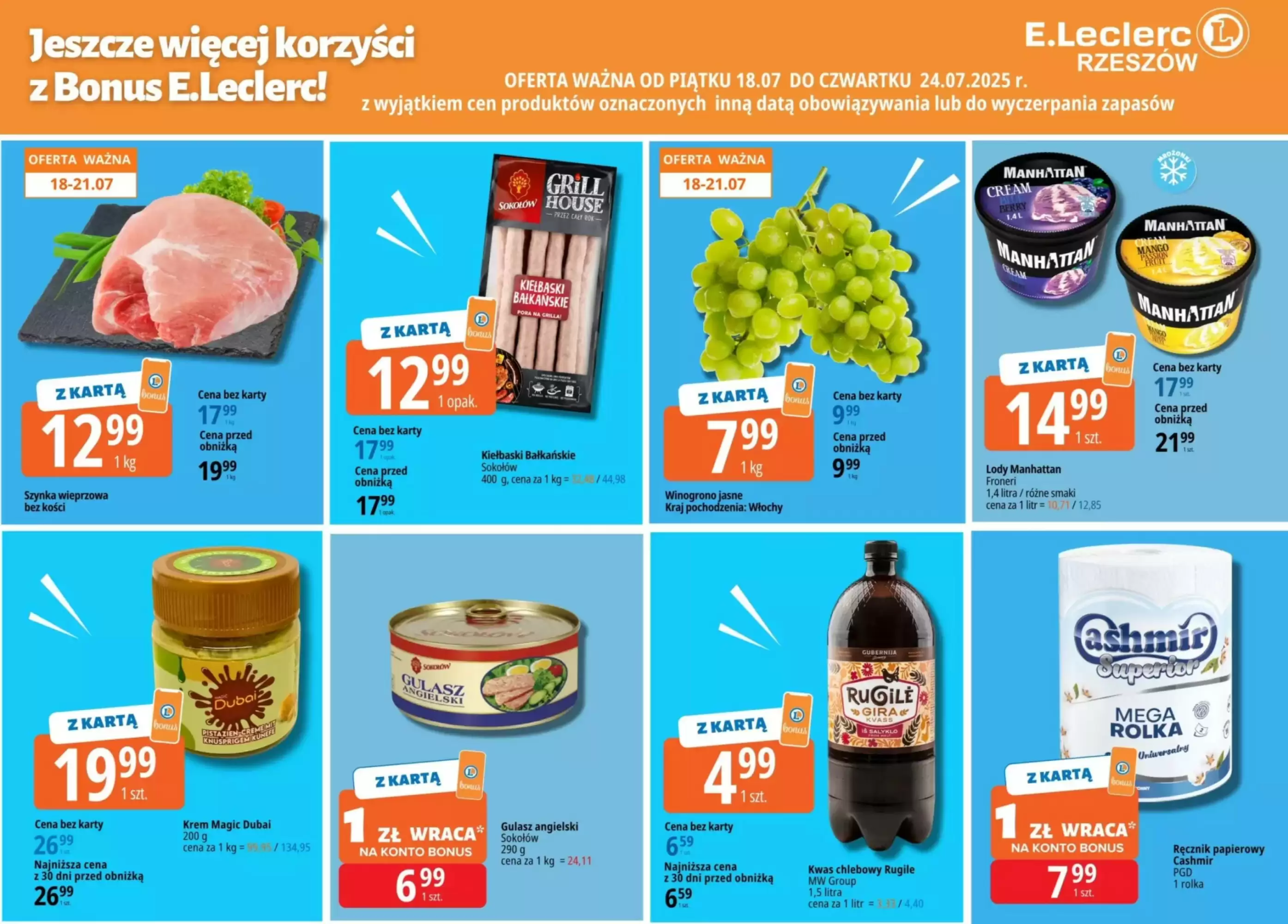 E.Leclerc Gazetka 18.07.2025 - 24.07.2025