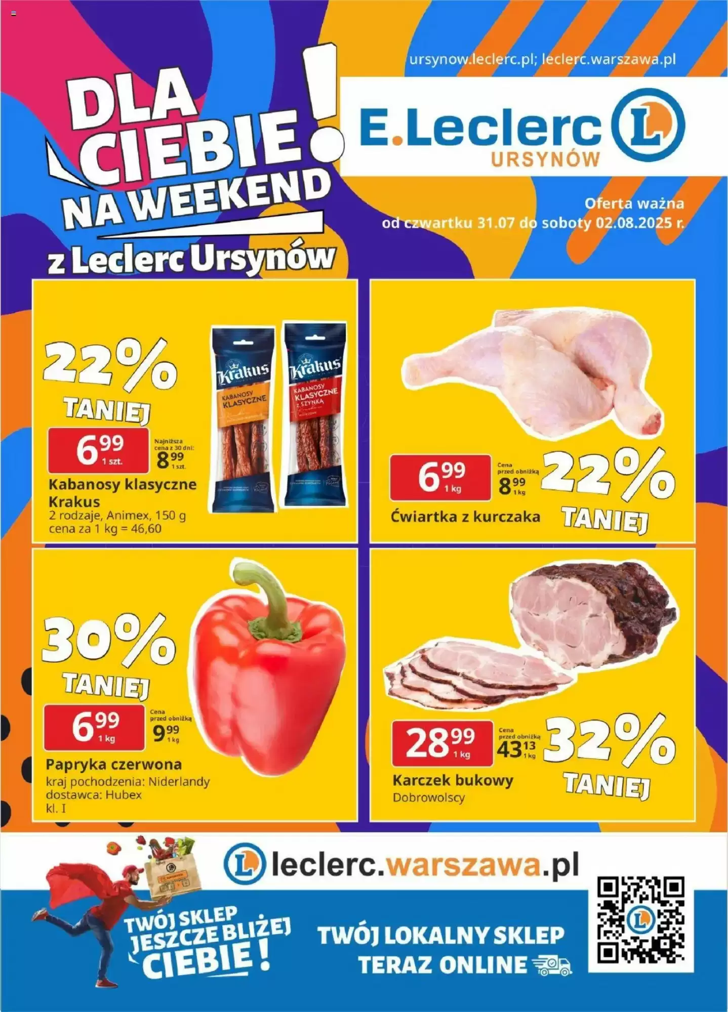 E.Leclerc Gazetka 31.07.2025 - 02.08.2025