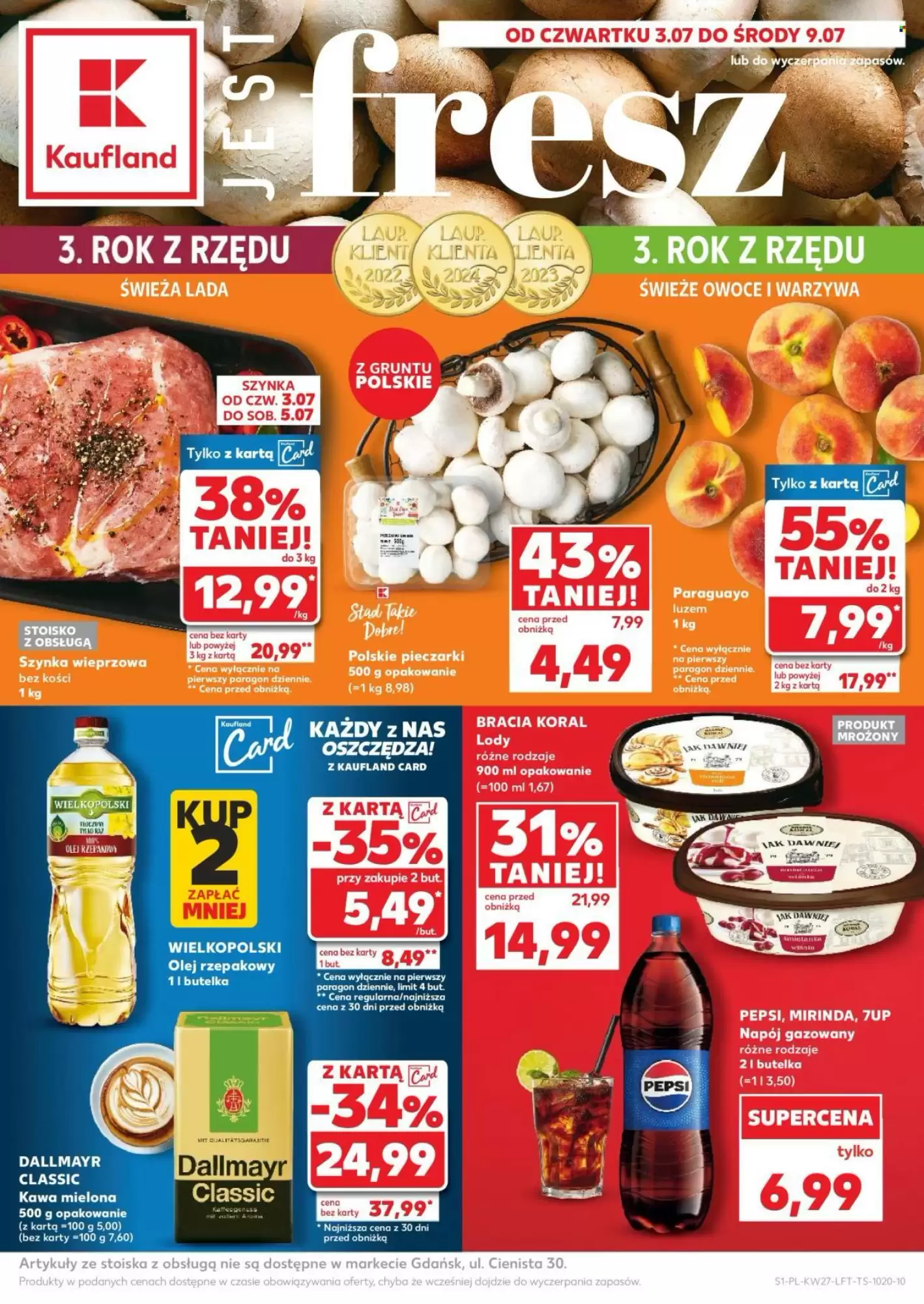 Kaufland Gazetka 03.07.2025 - 09.07.2025
