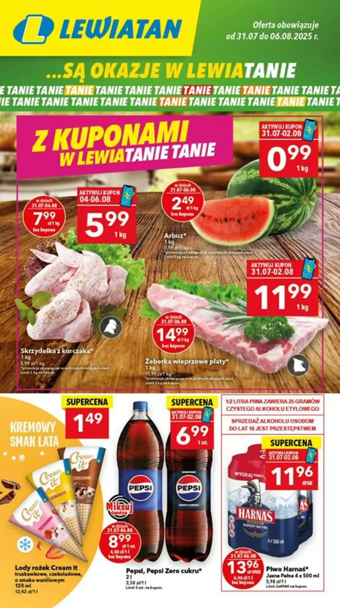 Lewiatan Gazetka 31.07.2025 - 06.08.2025
