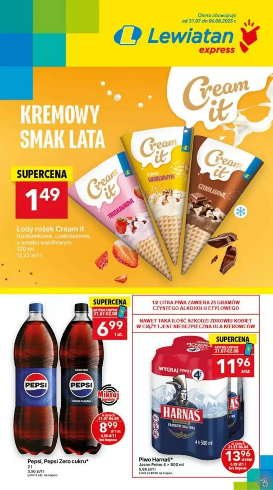 Lewiatan Gazetka 31.07.2025 - 06.08.2025