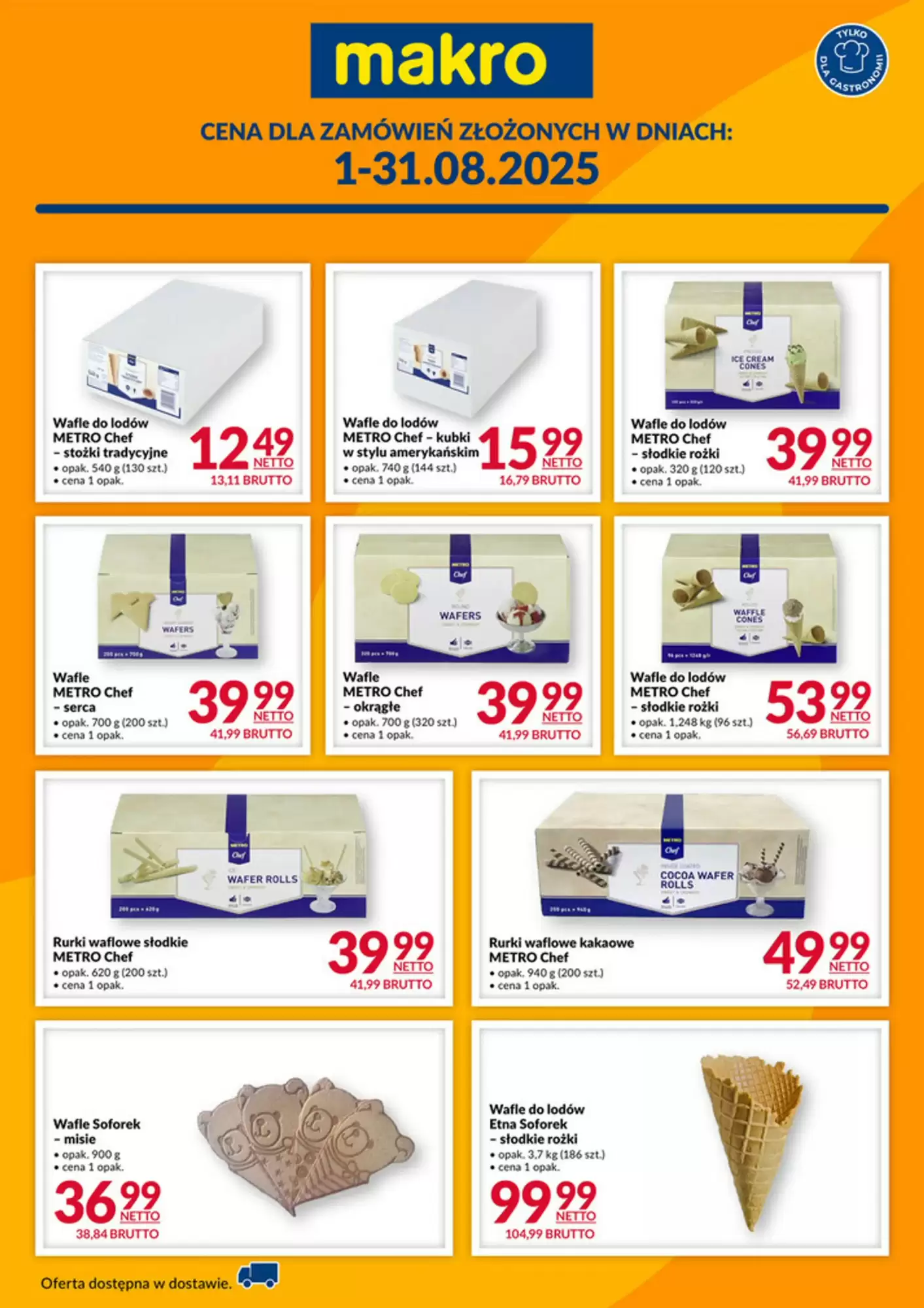 Makro Gazetka 01.08.2025 - 31.08.2025