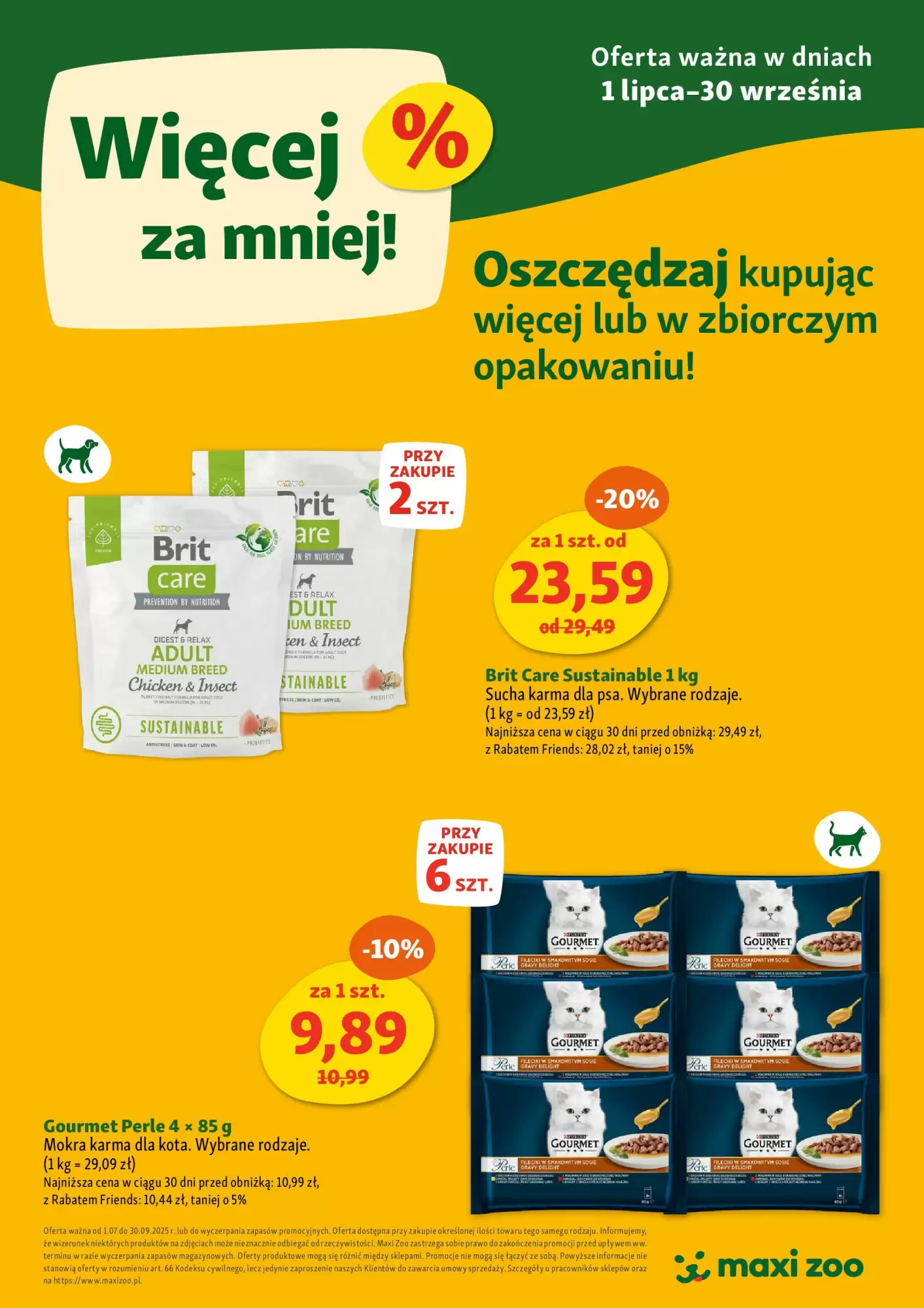 Maxi Zoo Gazetka 01.07.2025 - 30.09.2025