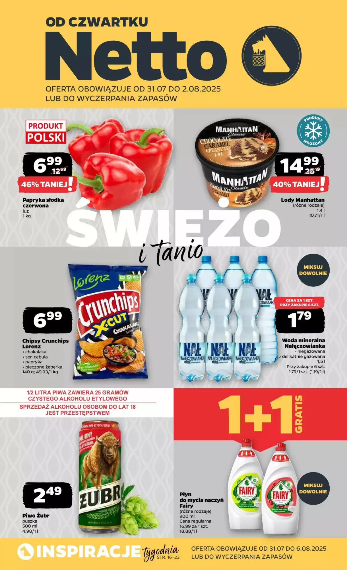 Netto Gazetka 31.07.2025 - 02.08.2025