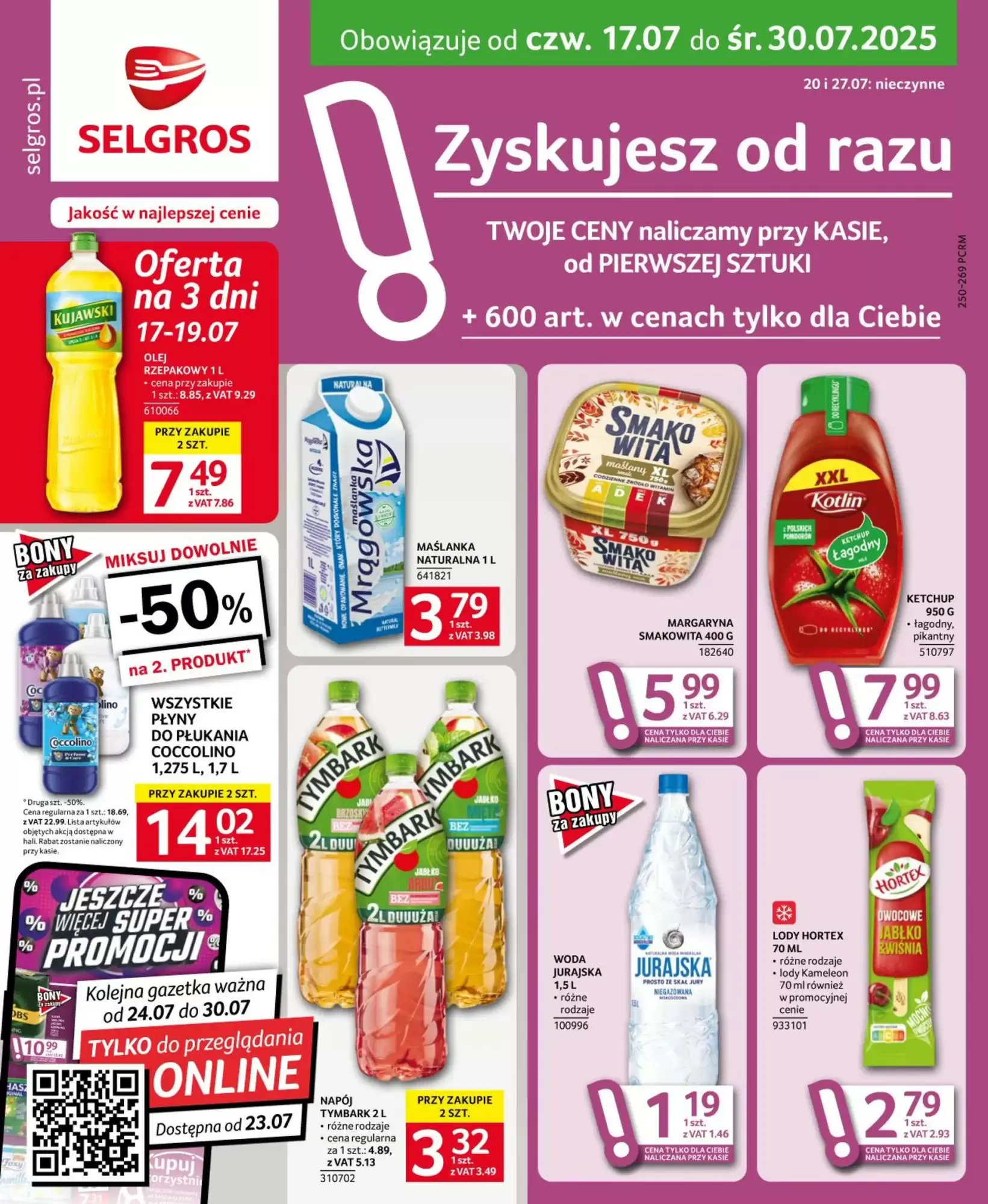 Selgros Gazetka 17.07.2025 - 30.07.2025