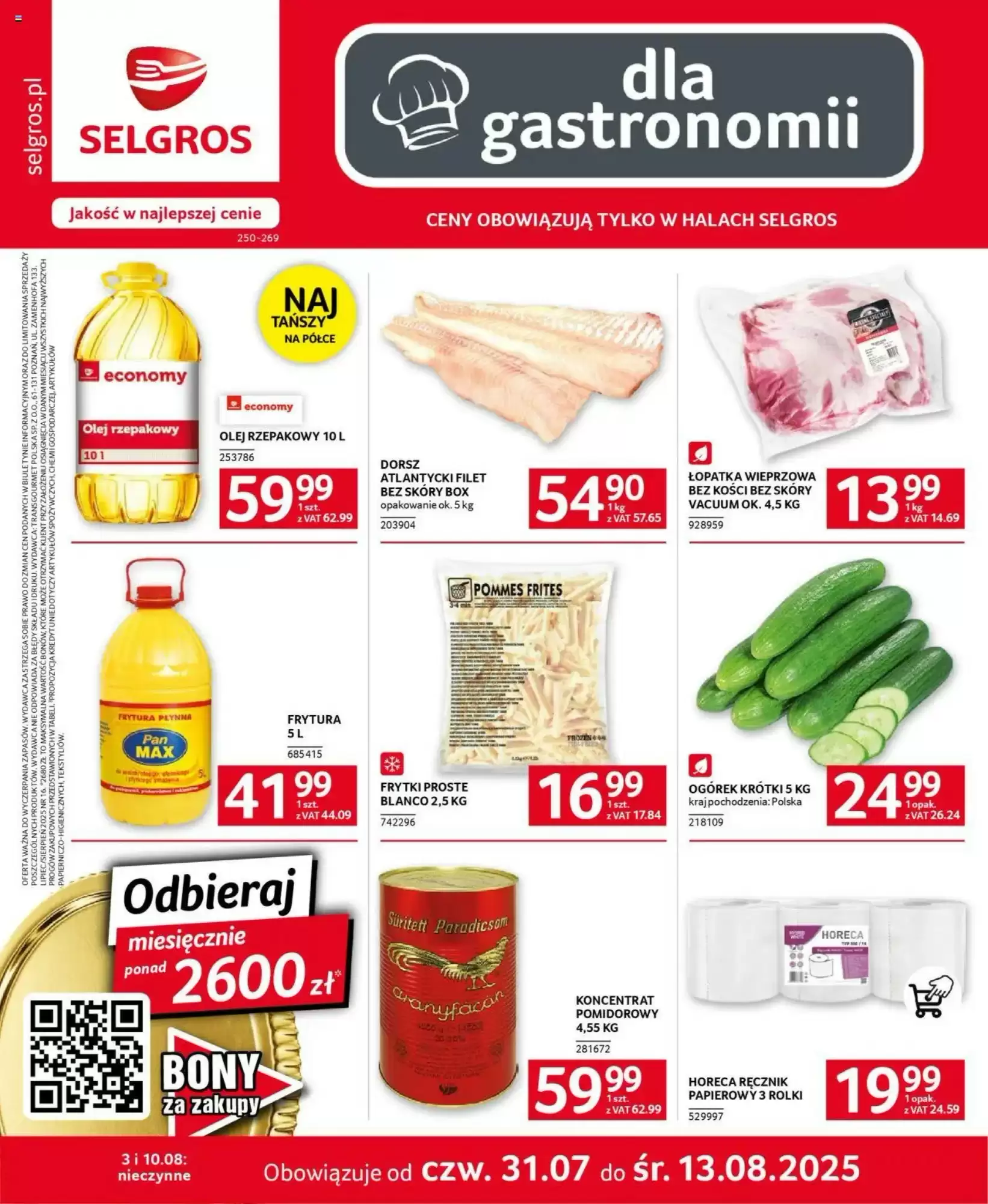 Selgros Gazetka 31.07.2025 - 13.08.2025