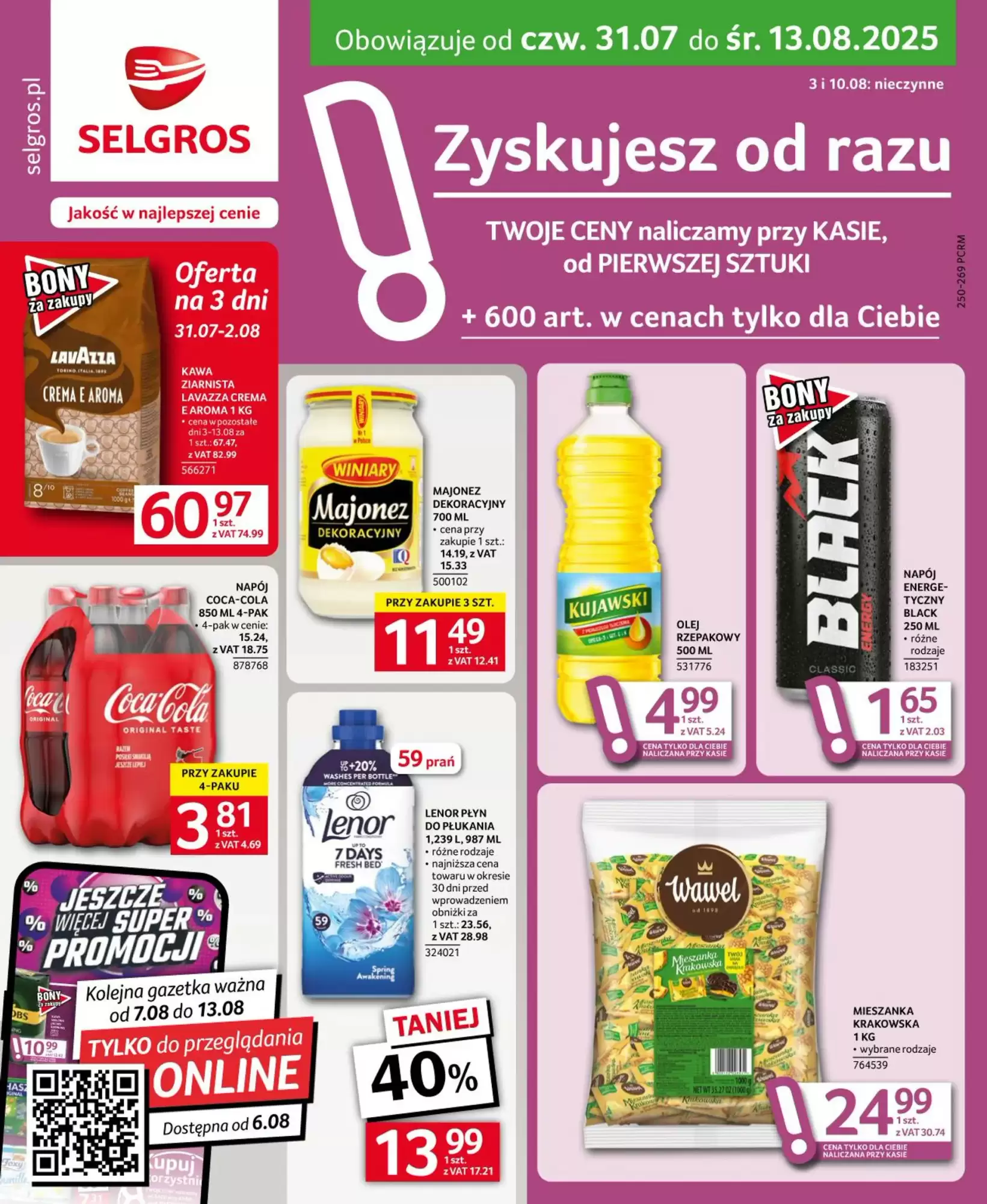 Selgros Gazetka 31.07.2025 - 13.08.2025