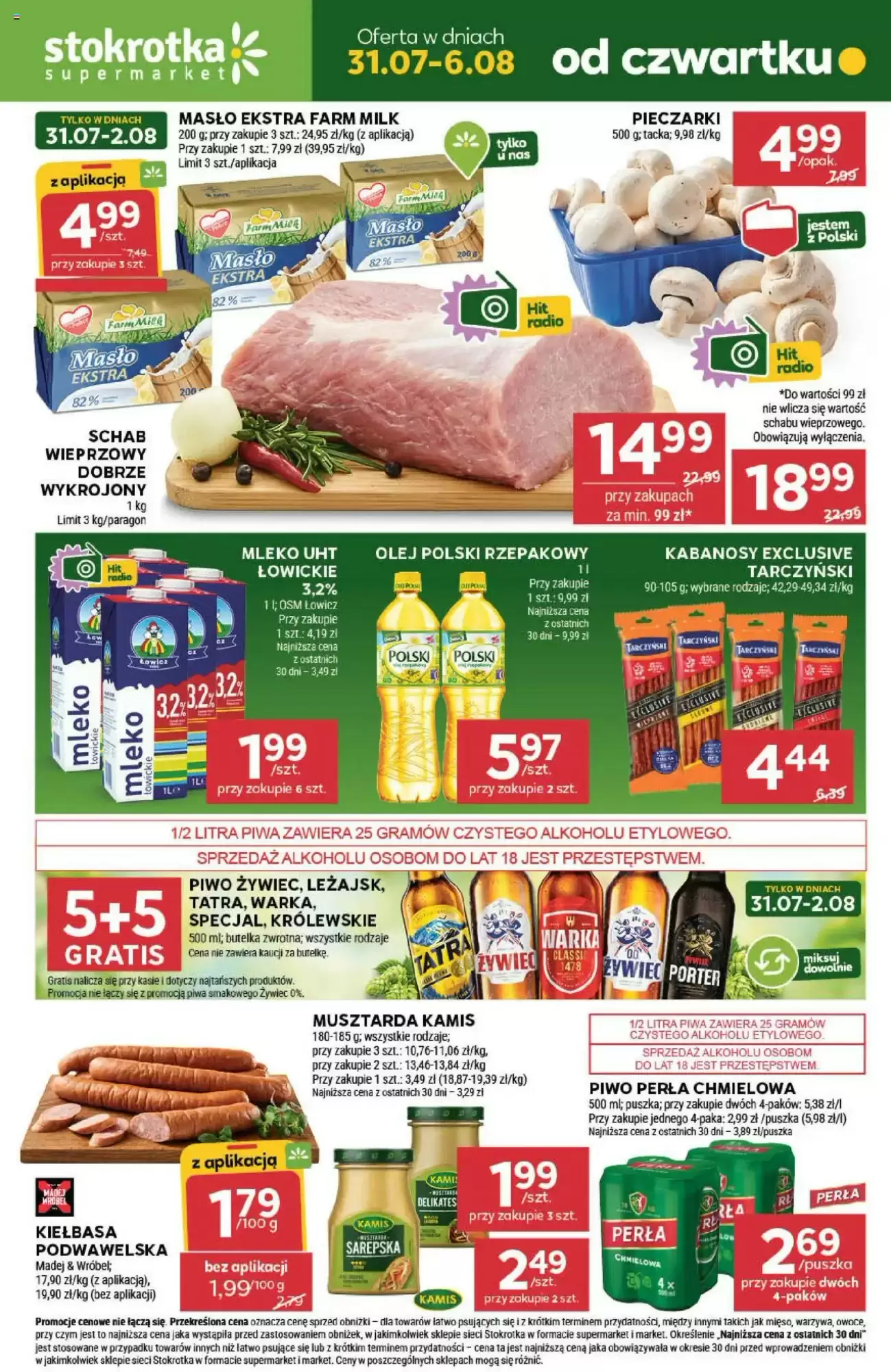 Stokrotka Gazetka 31.07.2025 - 06.08.2025