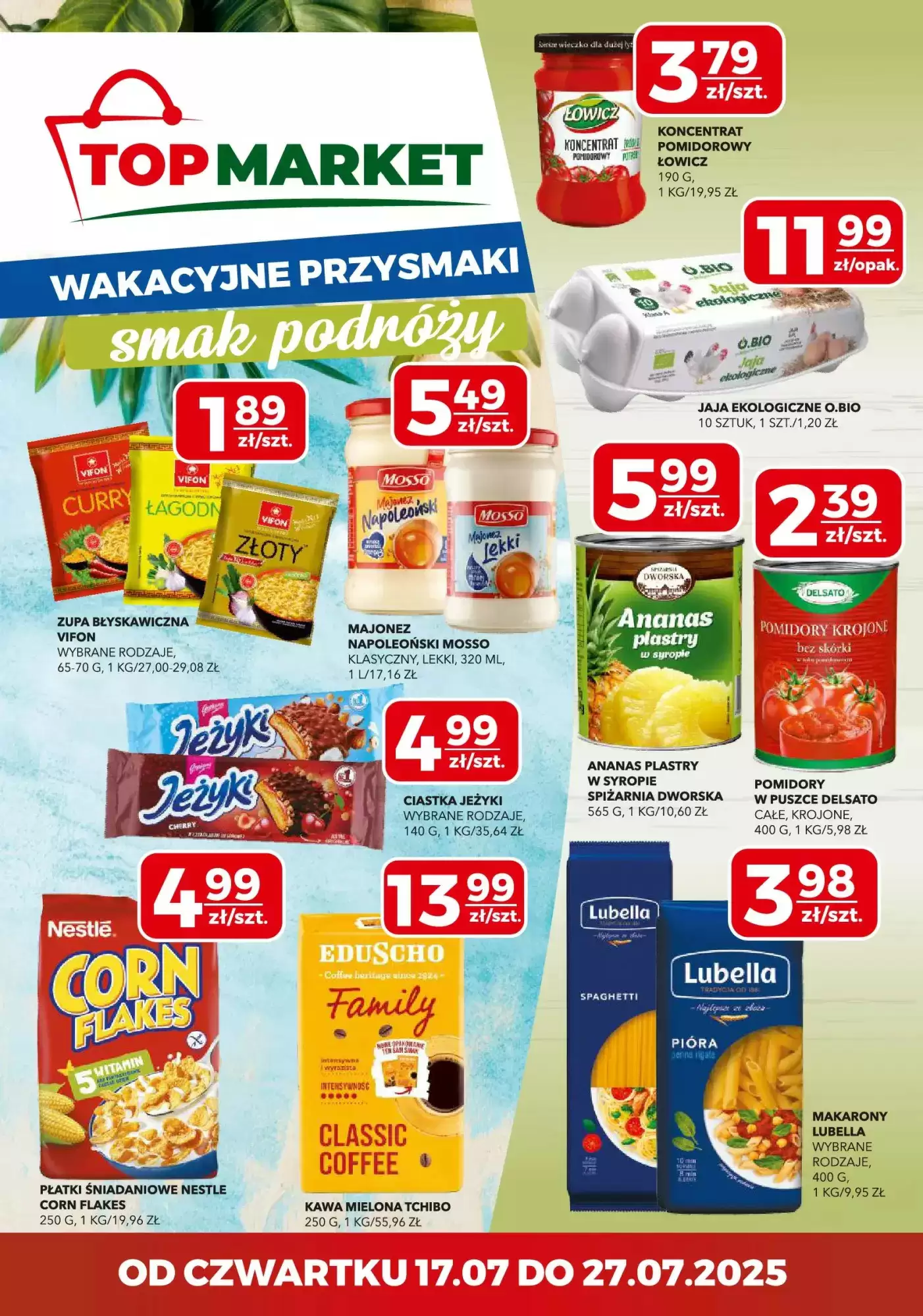 Top Market Gazetka 17.07.2025 - 27.07.2025
