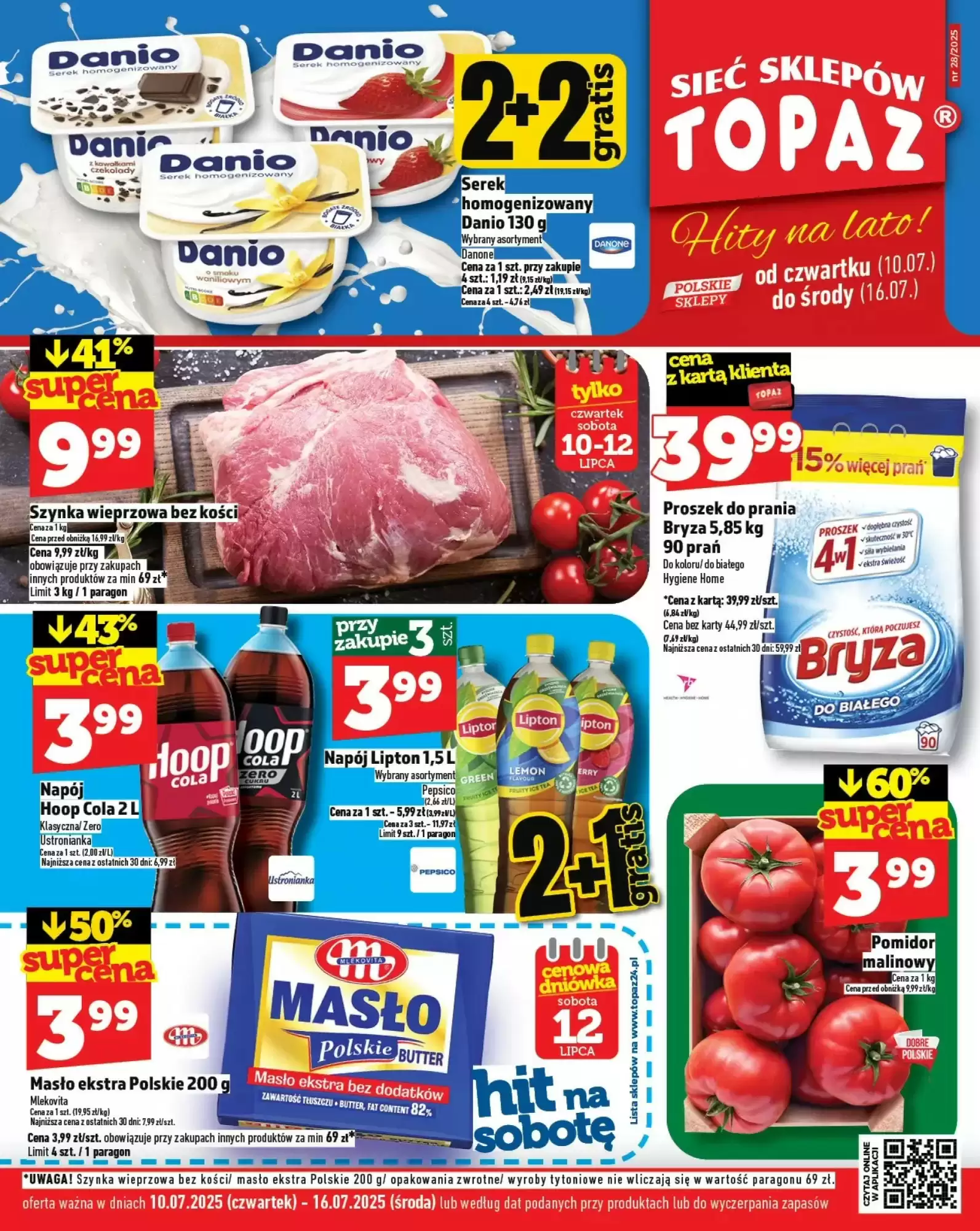 Topaz Gazetka 10.07.2025 - 16.07.2025