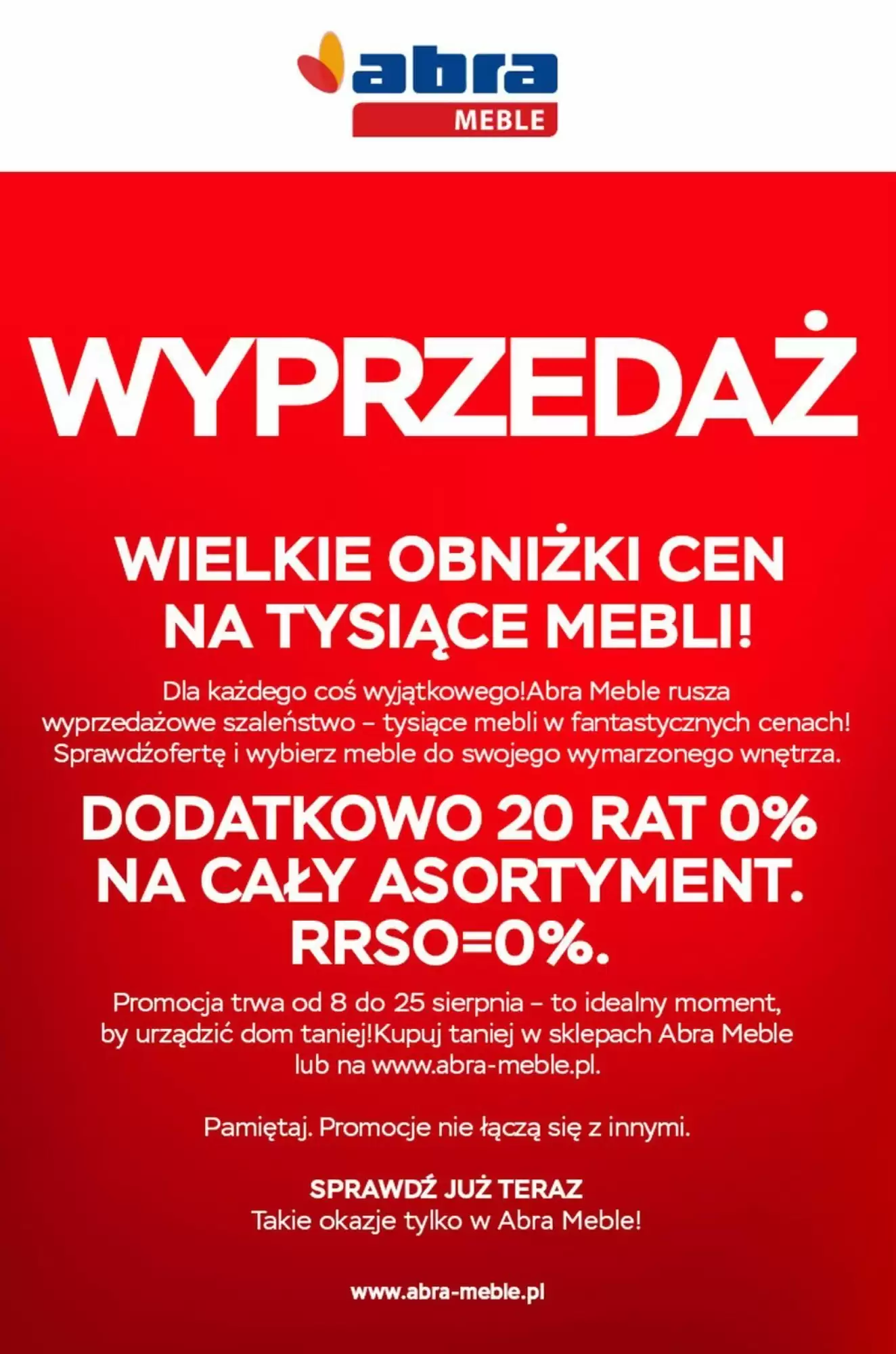 Abra Gazetka 10.08.2025 - 16.08.2025