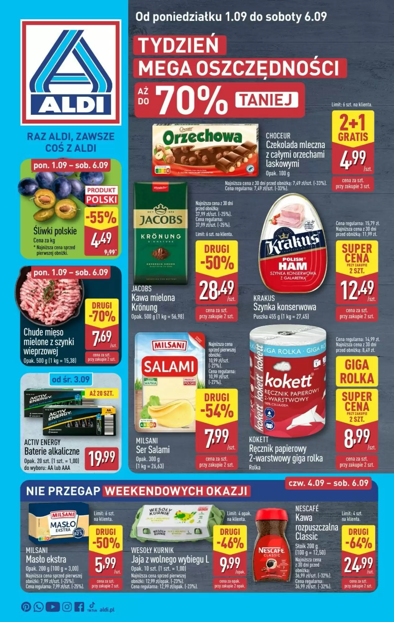 Aldi Gazetka 01.09.2025 - 06.09.2025