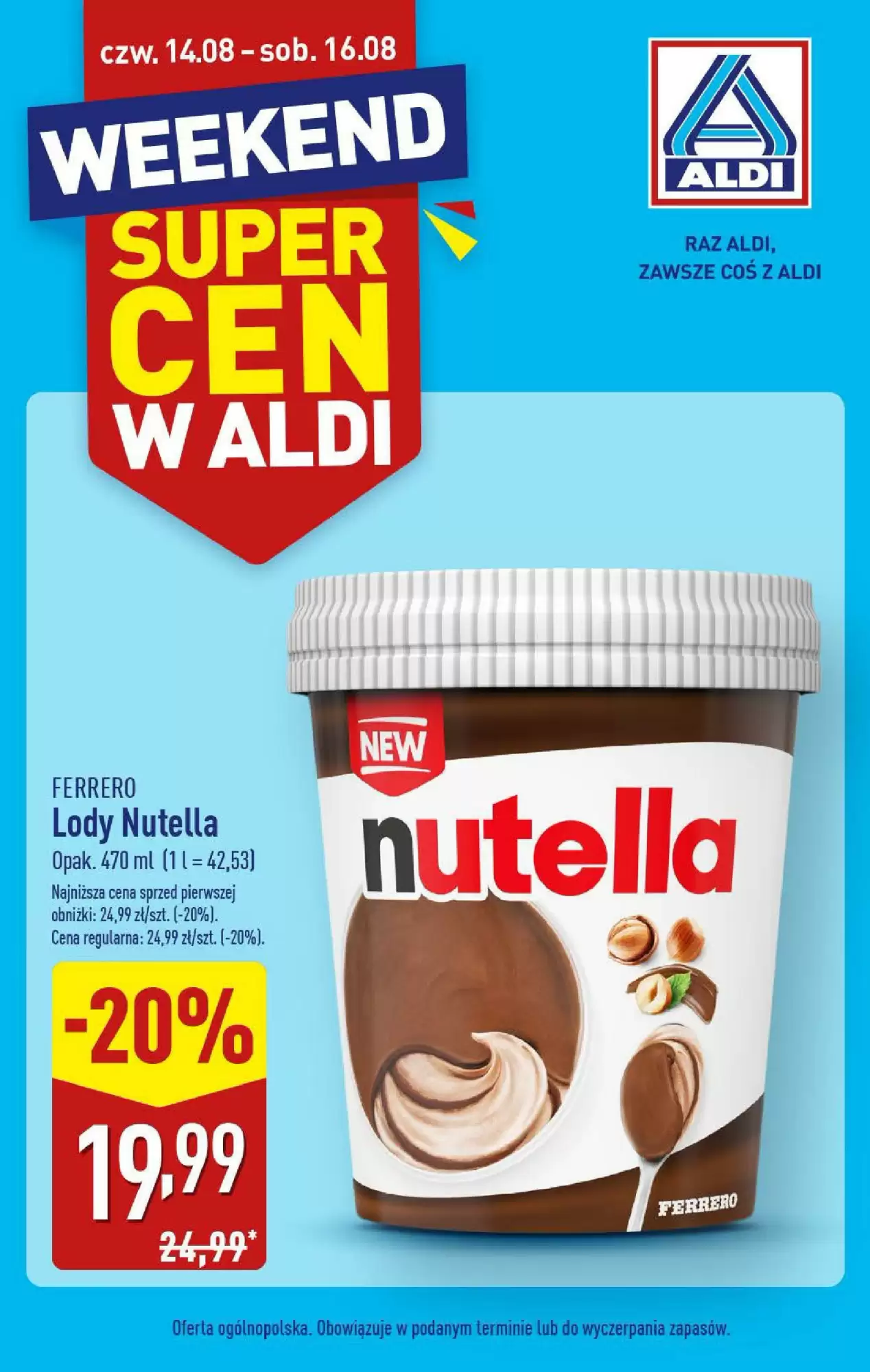 Aldi Gazetka 14.08.2025 - 16.08.2025