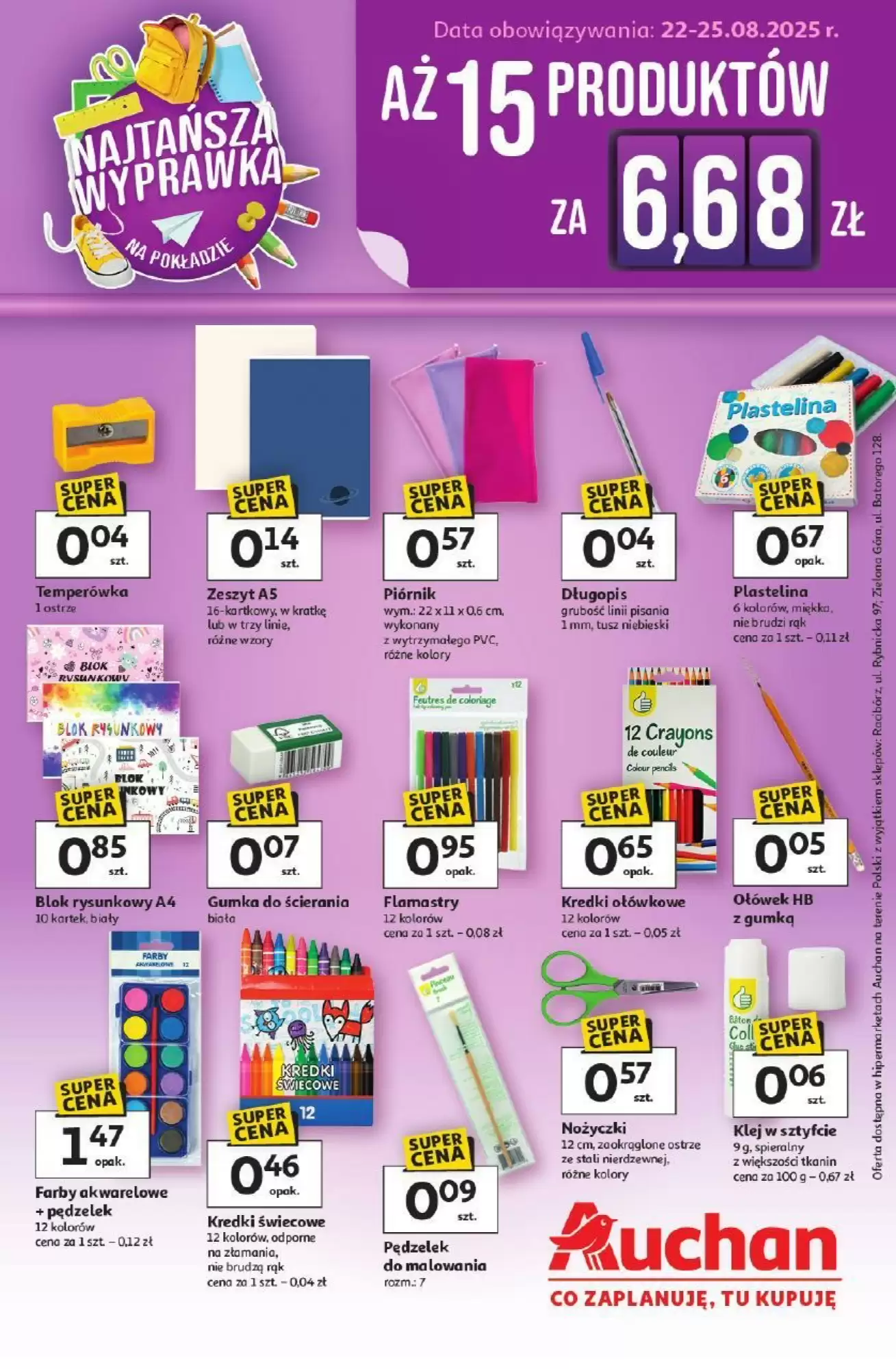 Auchan Gazetka 22.08.2025 - 25.08.2025