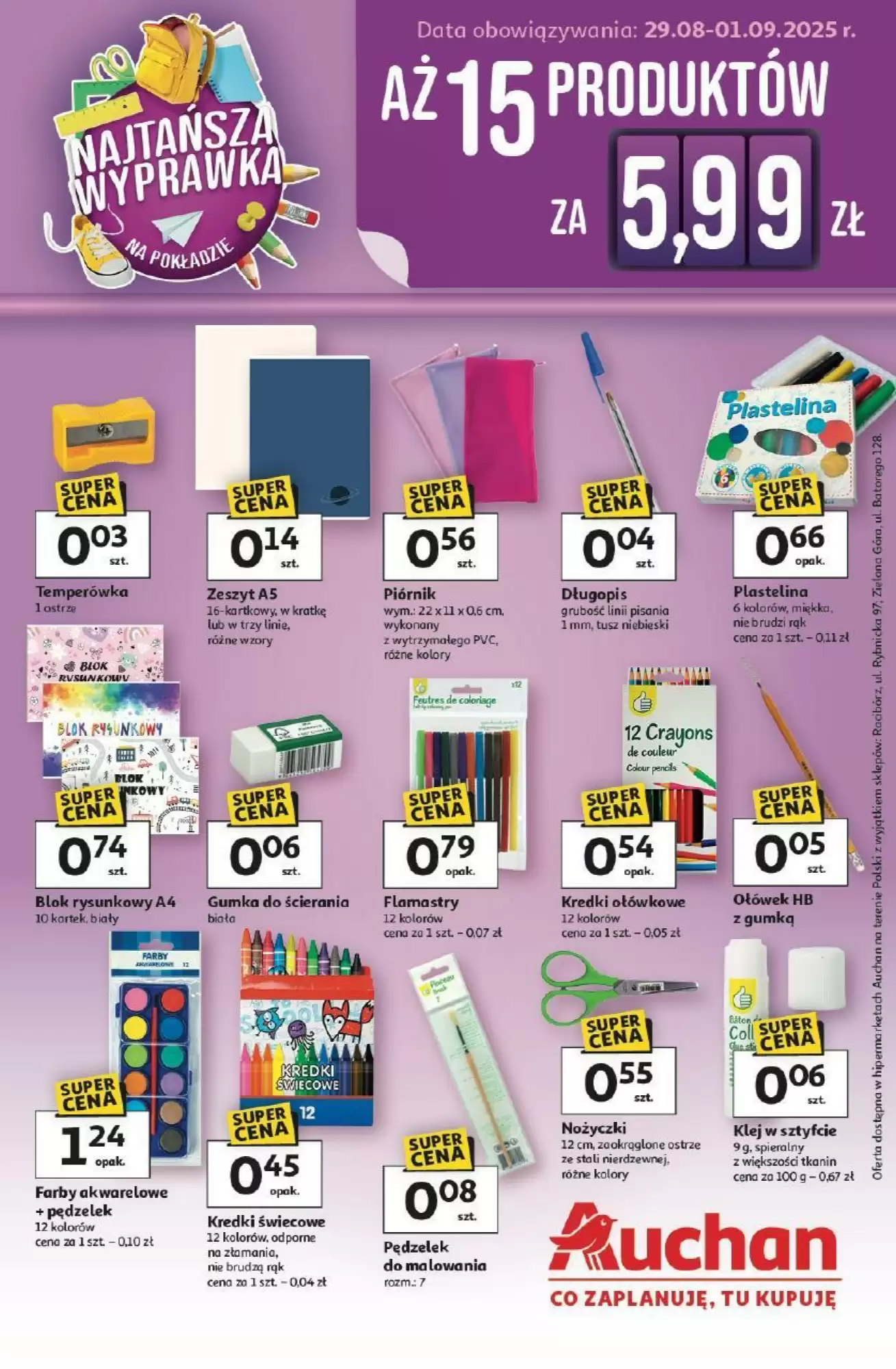 Auchan Gazetka 29.08.2025 - 01.09.2025