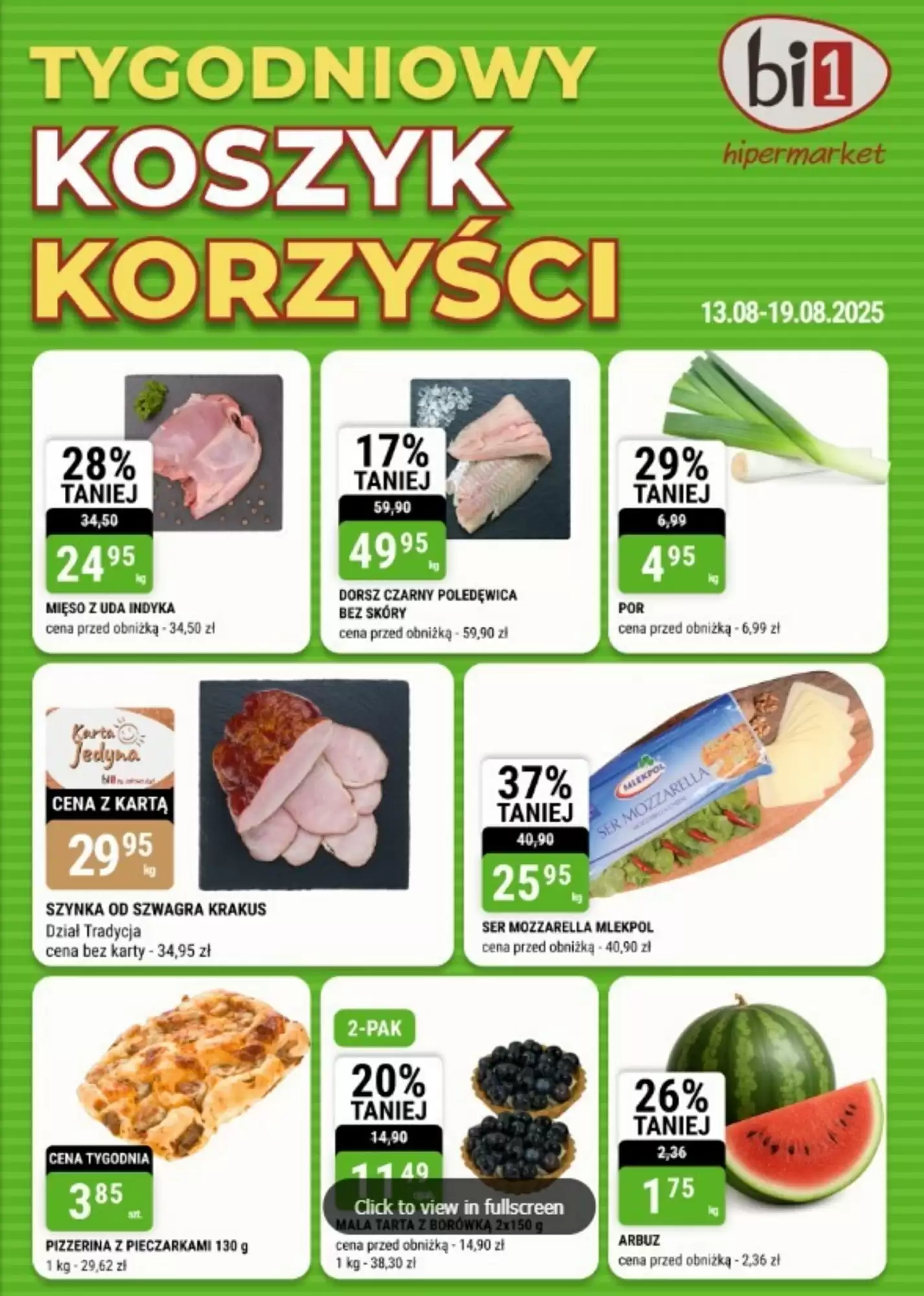 Bi1 Gazetka 13.08.2025 - 19.08.2025