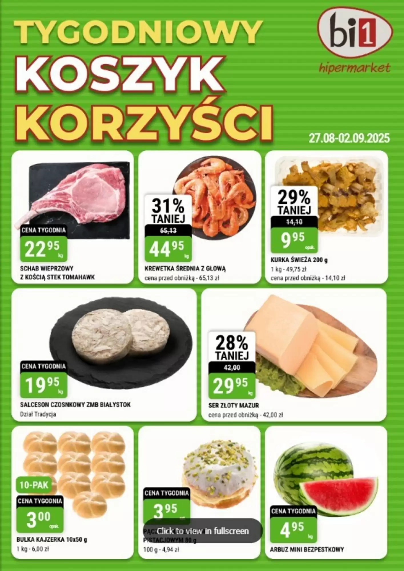 Bi1 Gazetka 27.08.2025 - 02.09.2025