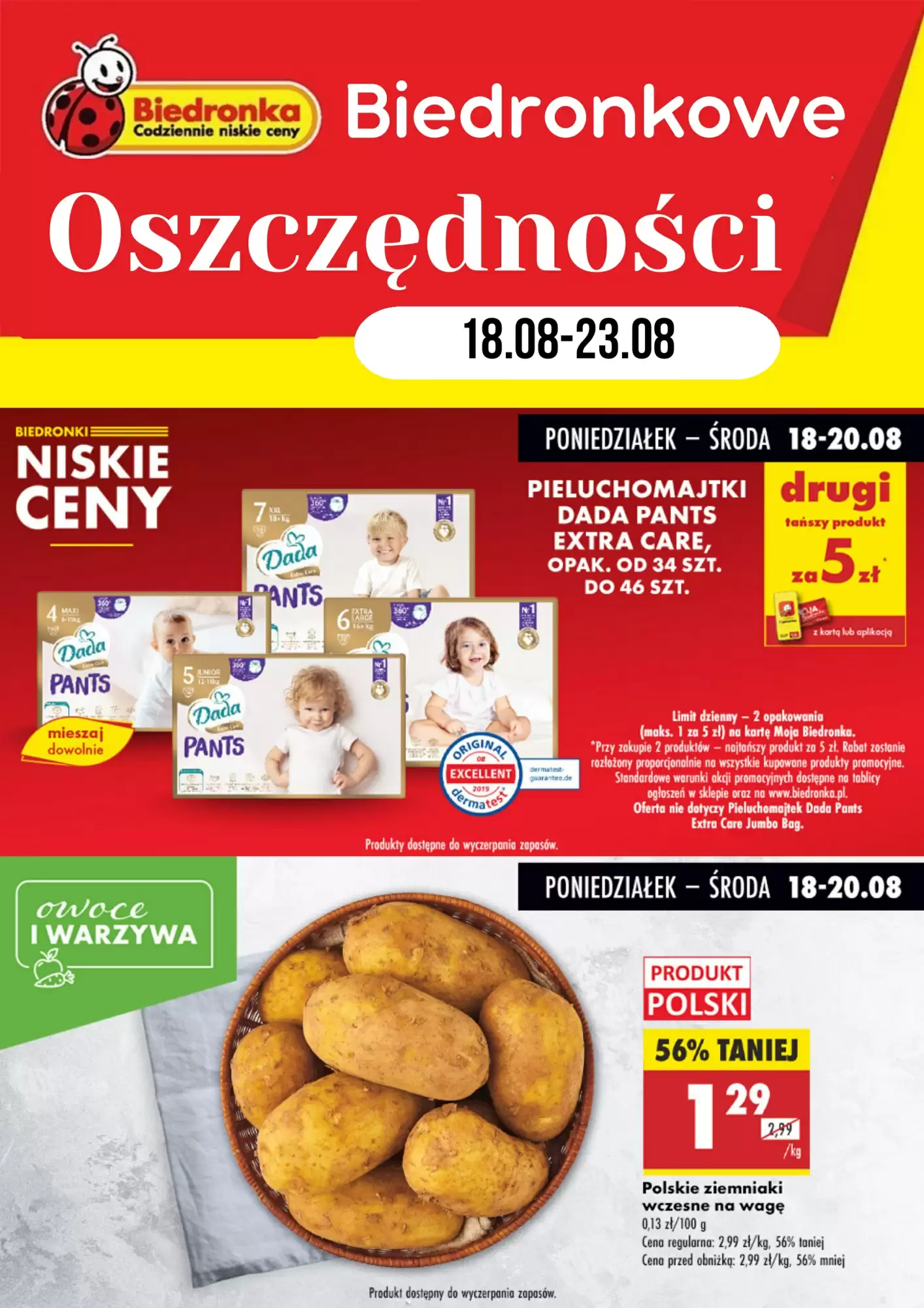Biedronka Gazetka 18.08.2025 - 23.08.2025
