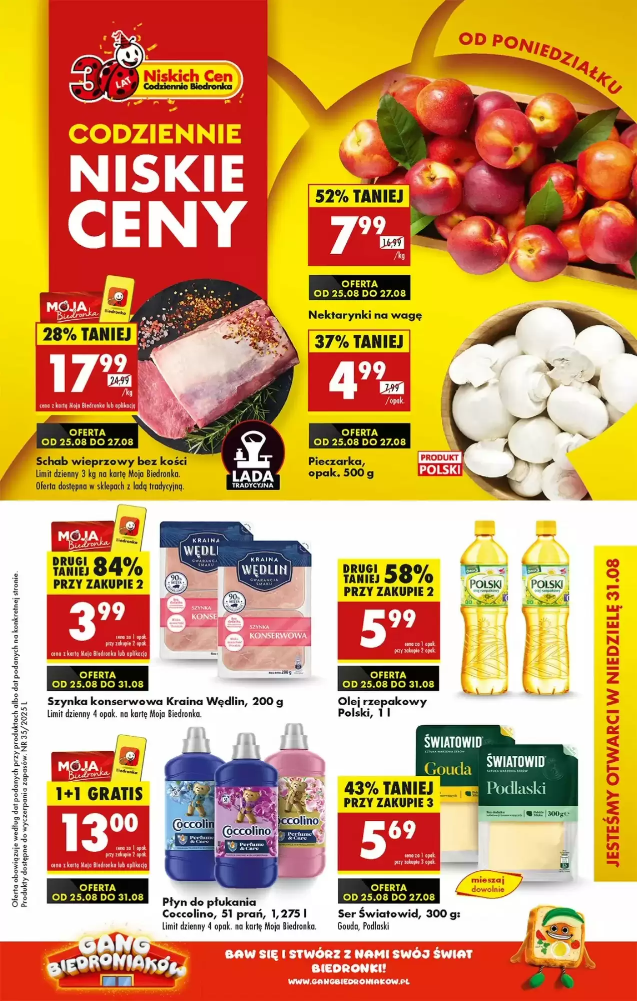 Biedronka Gazetka 25.08.2025 - 31.08.2025