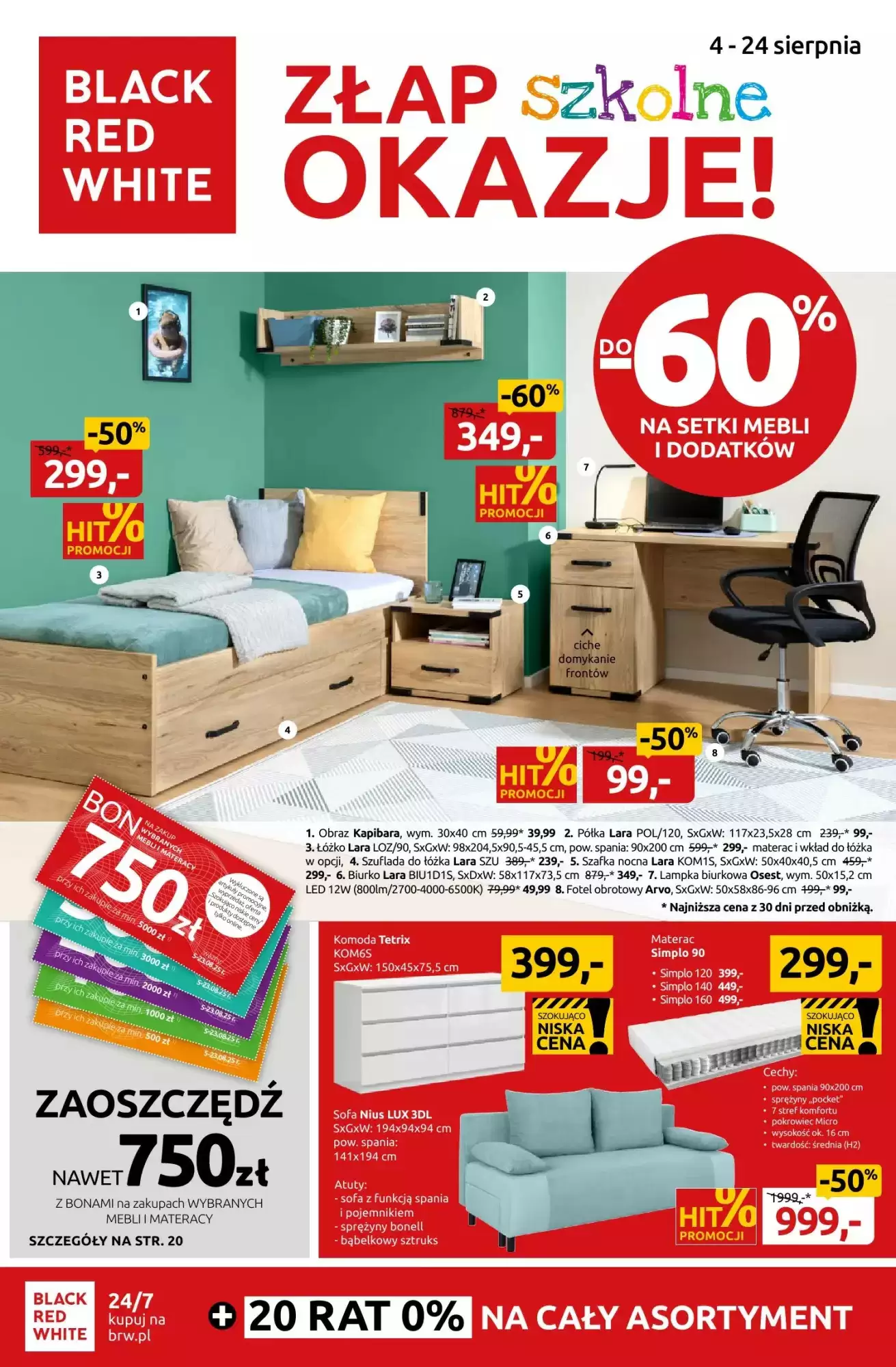 Black Red White Gazetka 04.08.2025 - 24.08.2025