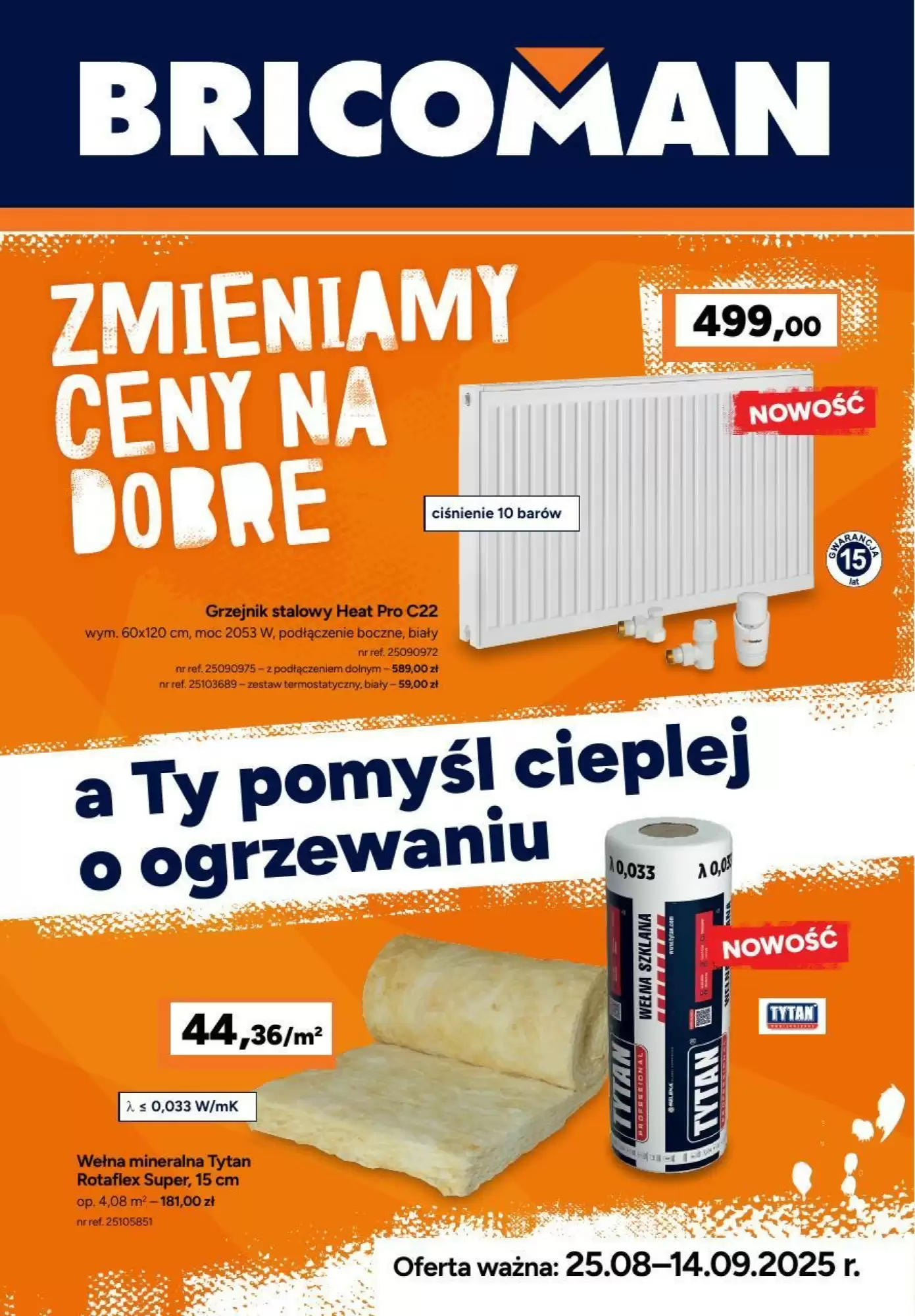 Bricoman Gazetka 25.08.2025 - 14.09.2025