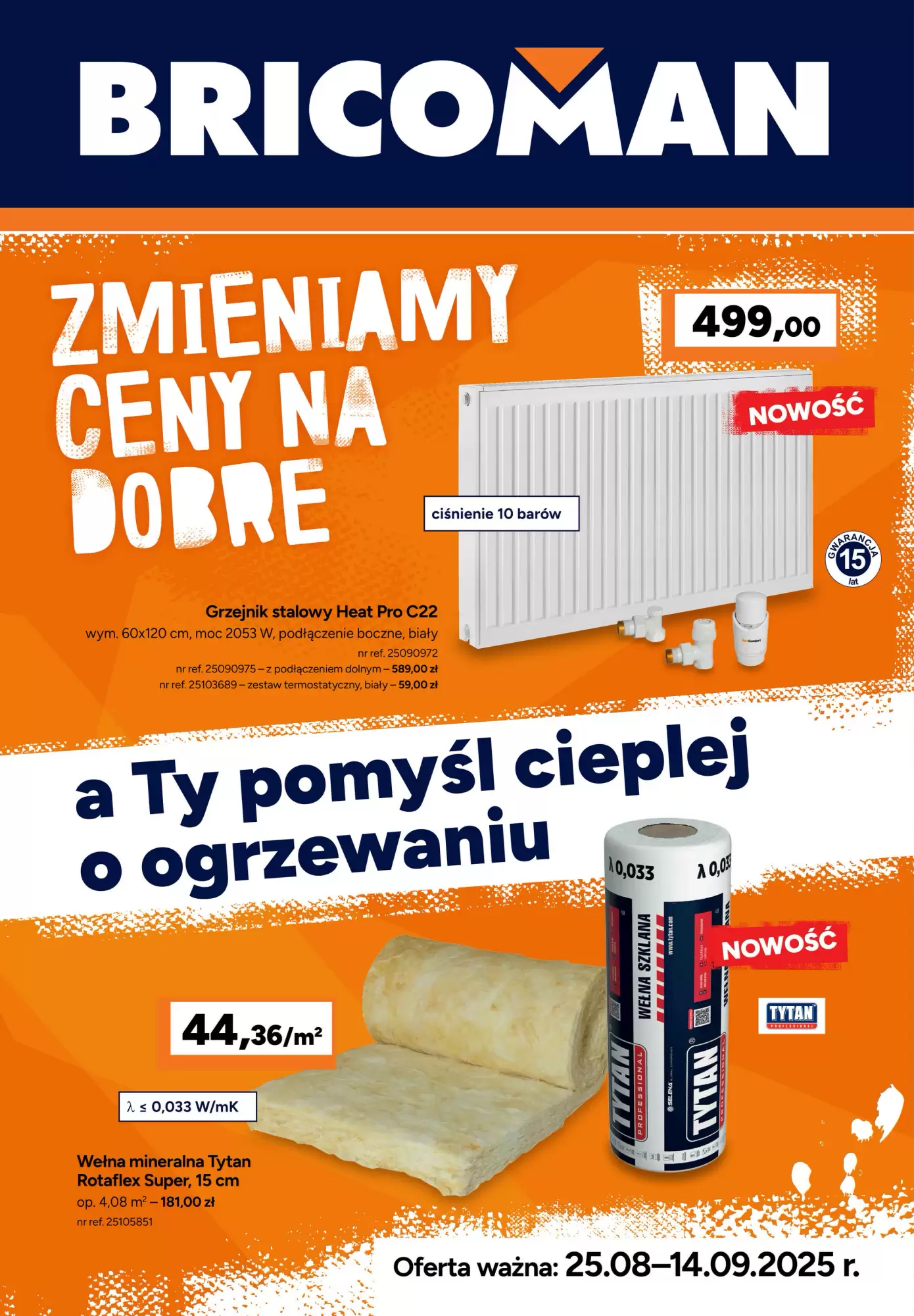 Bricoman Gazetka 25.08.2025 - 14.09.2025