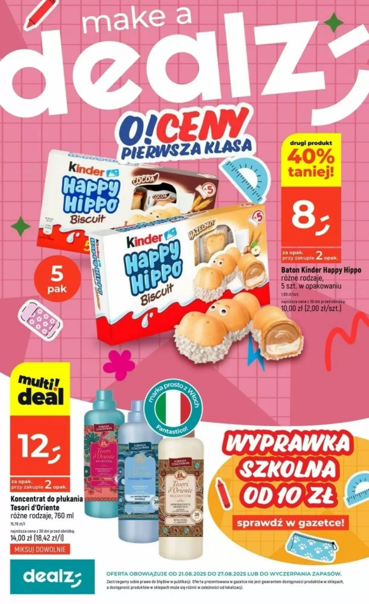 Dealz Gazetka 21.08.2025 - 27.08.2025