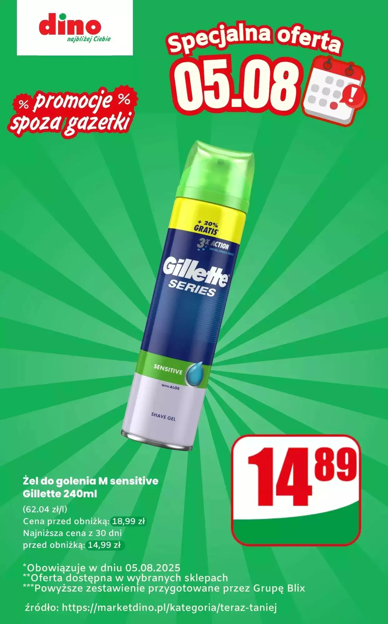 Dino Gazetka 05.08.2025 - 05.08.2025