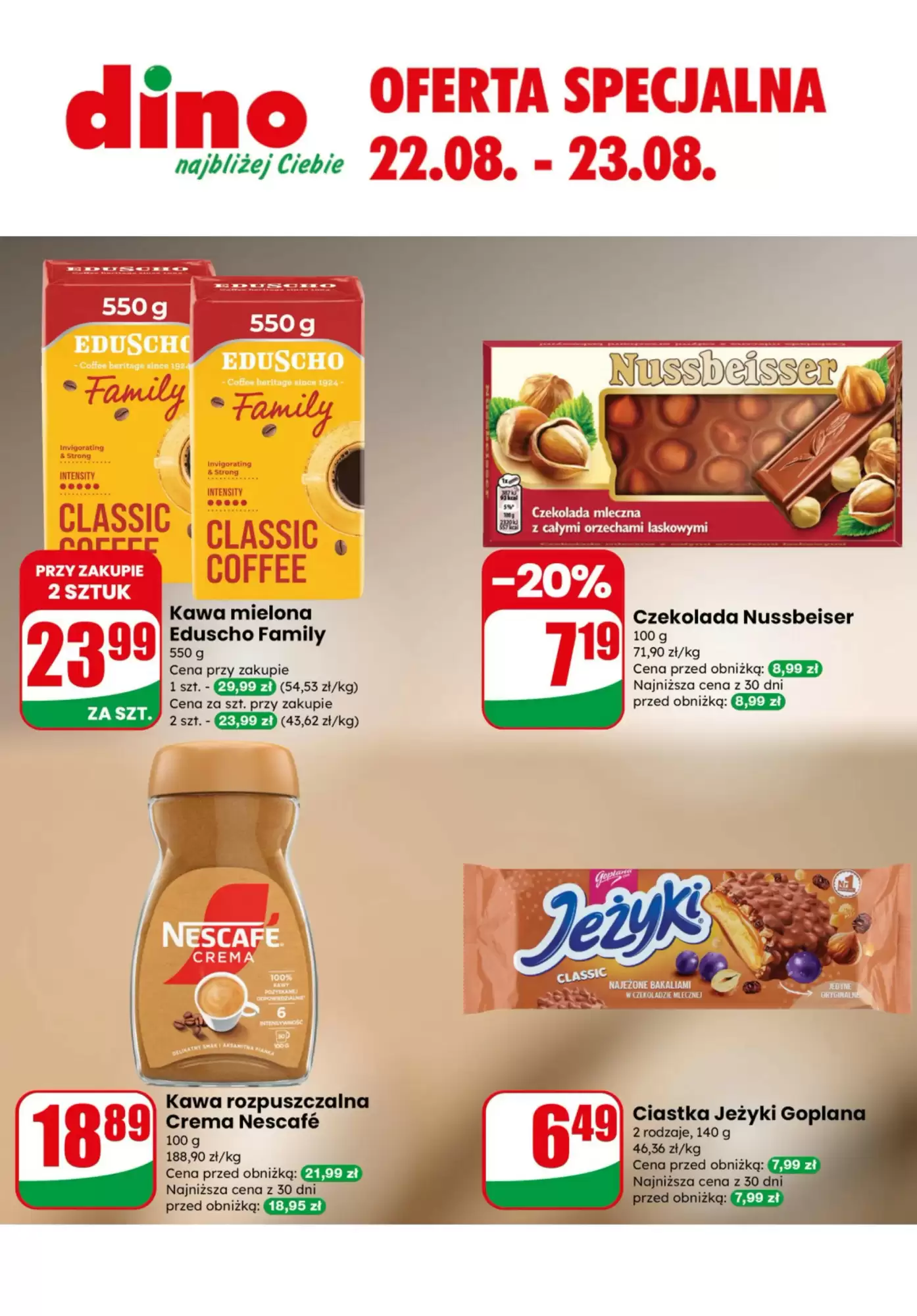 Dino Gazetka 22.08.2025 - 23.08.2025