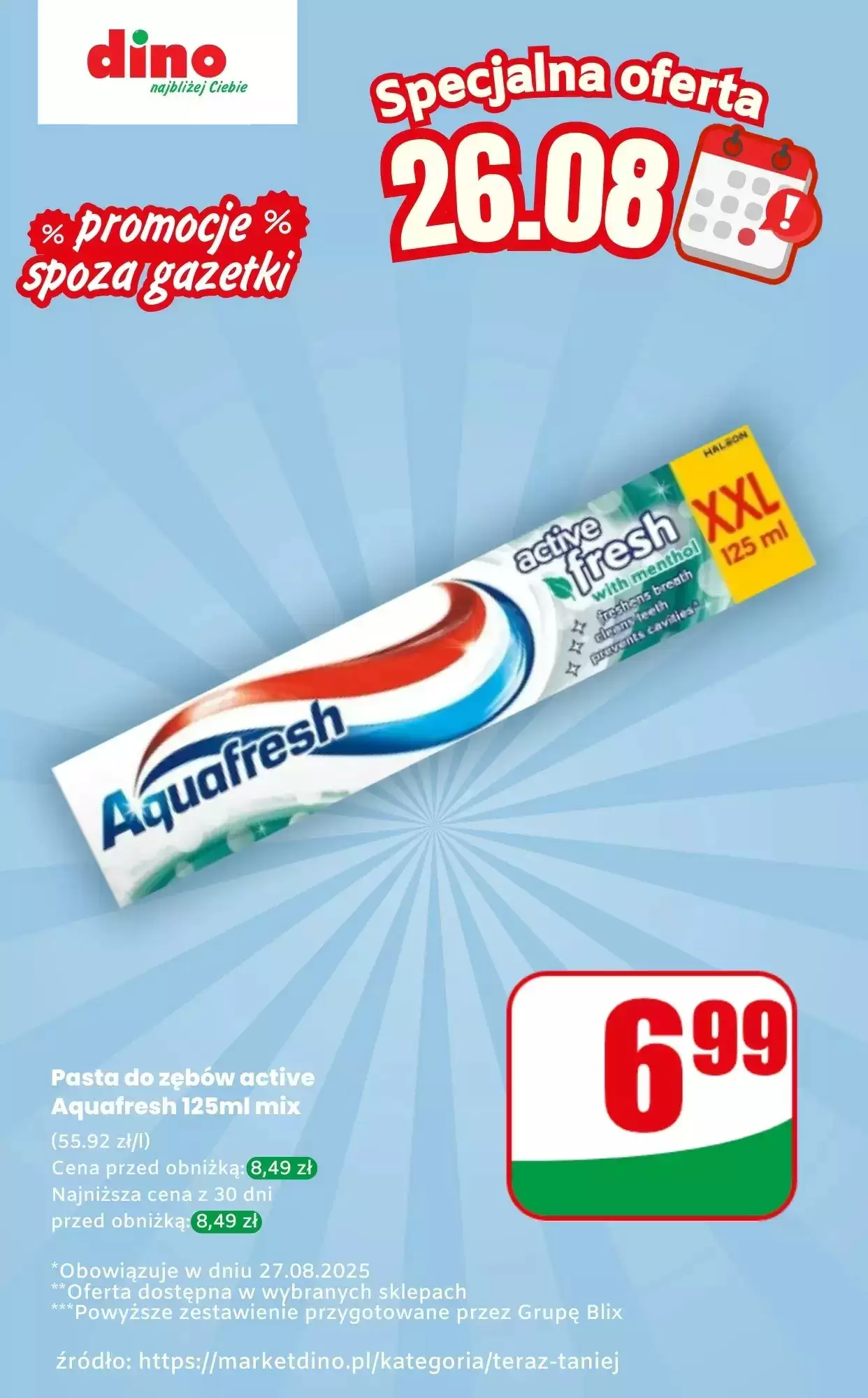 Dino Gazetka 26.08.2025 - 26.08.2025